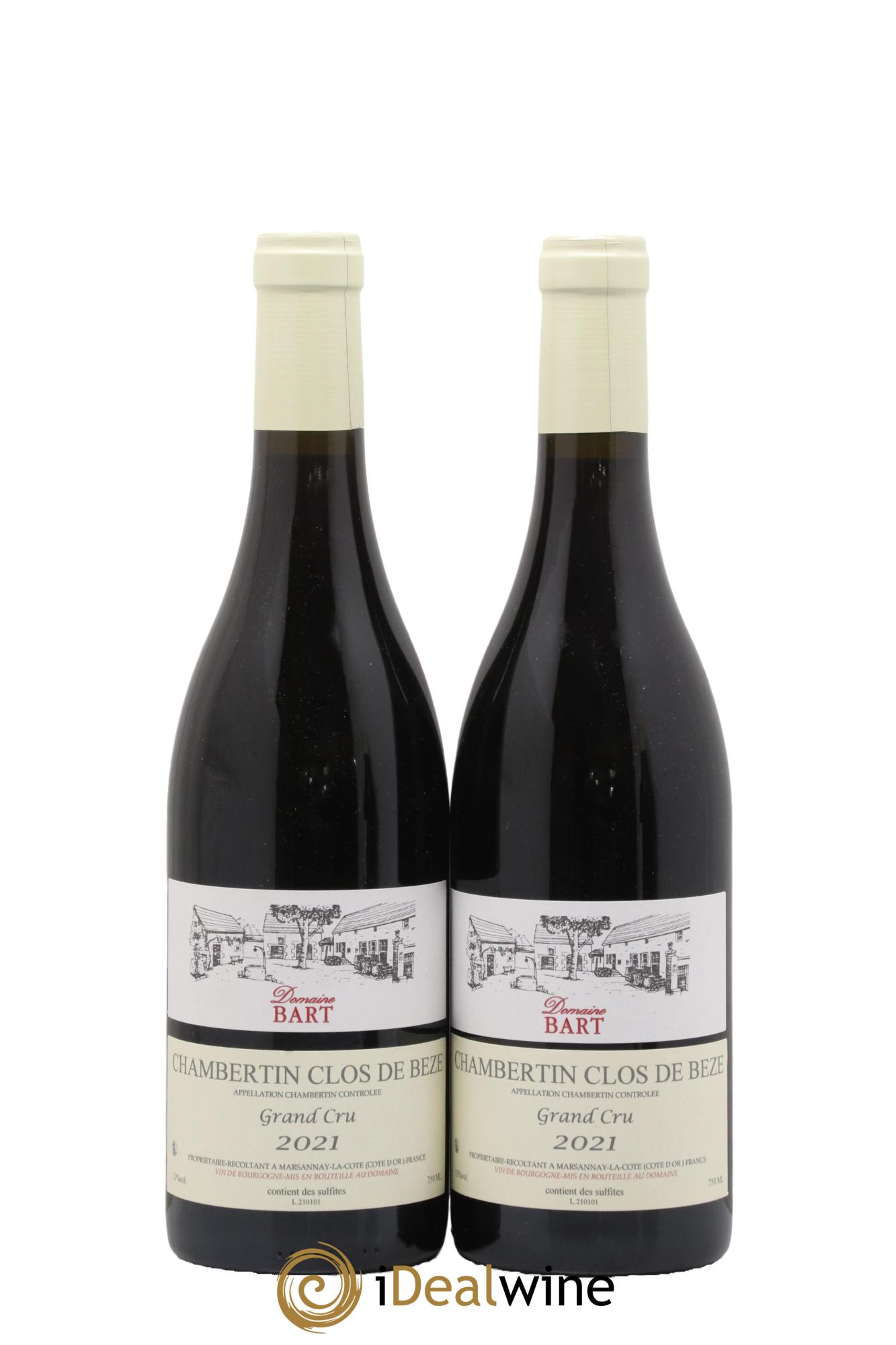 Chambertin Clos de Bèze Grand Cru Bart (Domaine) 2021 - Posten von 2 Flaschen - 0
