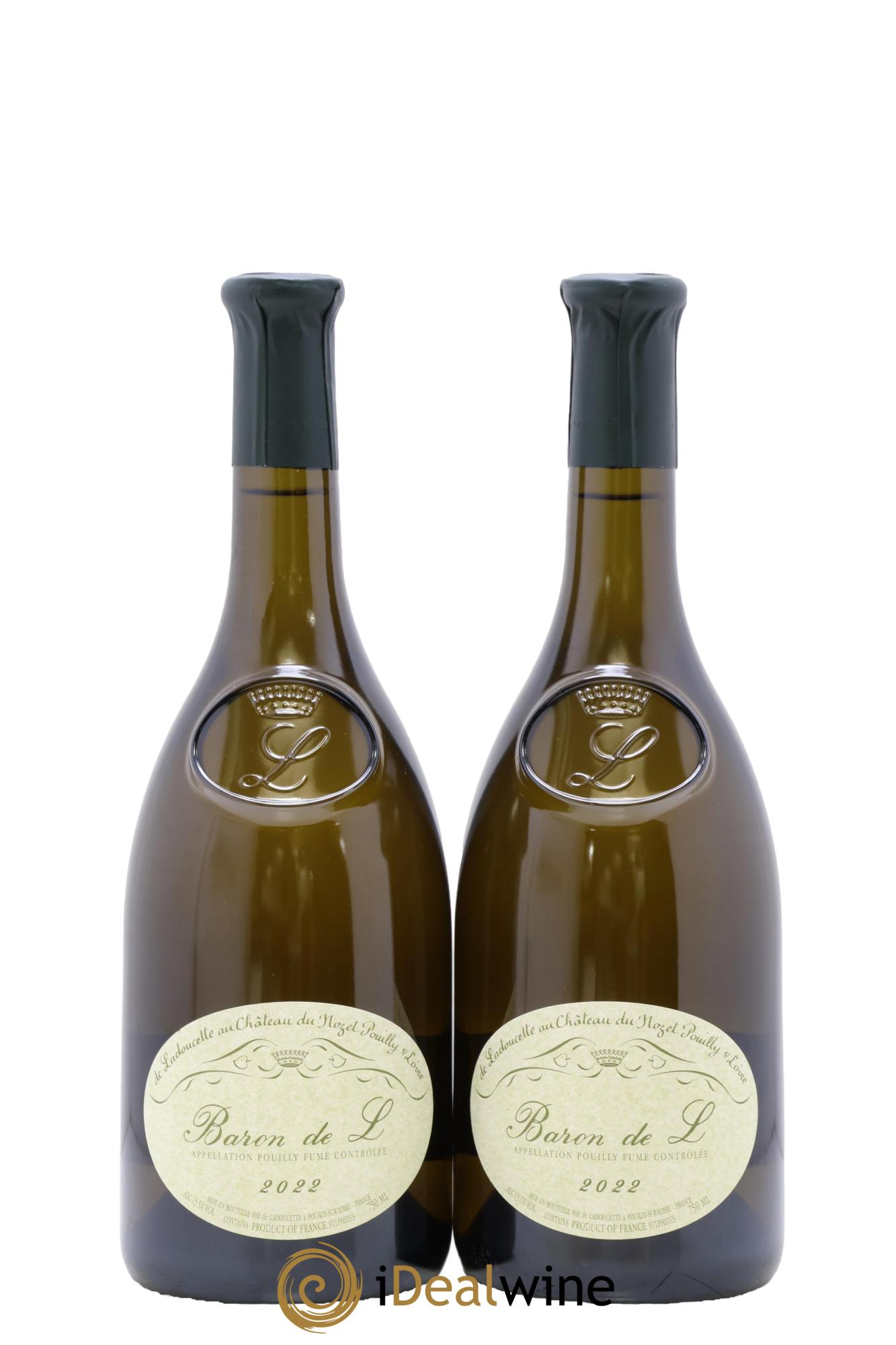 Pouilly-Fumé Baron de L Patrick de Ladoucette 2022 - Lot de 2 bouteilles - 0