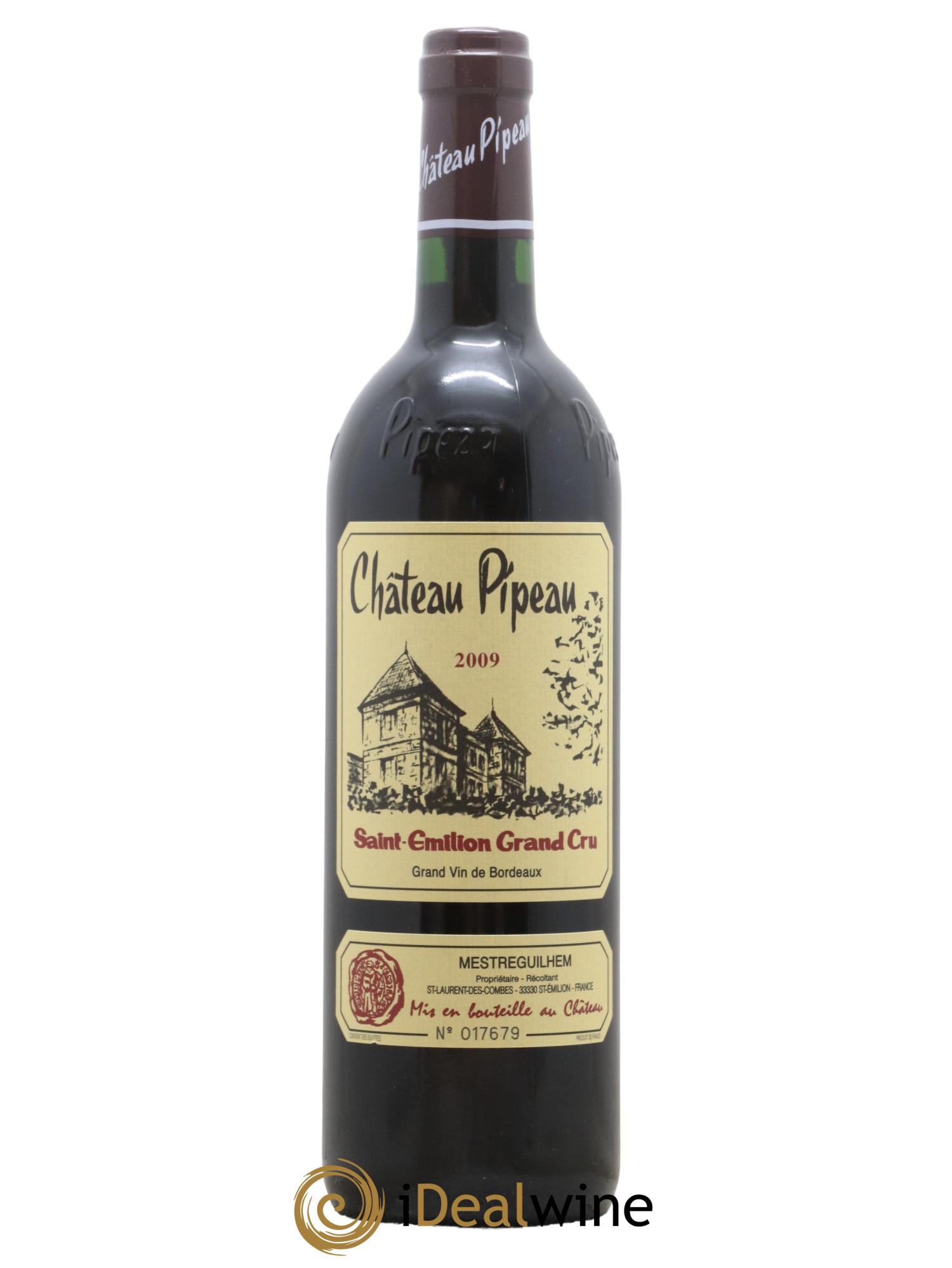Château Pipeau 2009 - Lot de 1 bouteille - 0