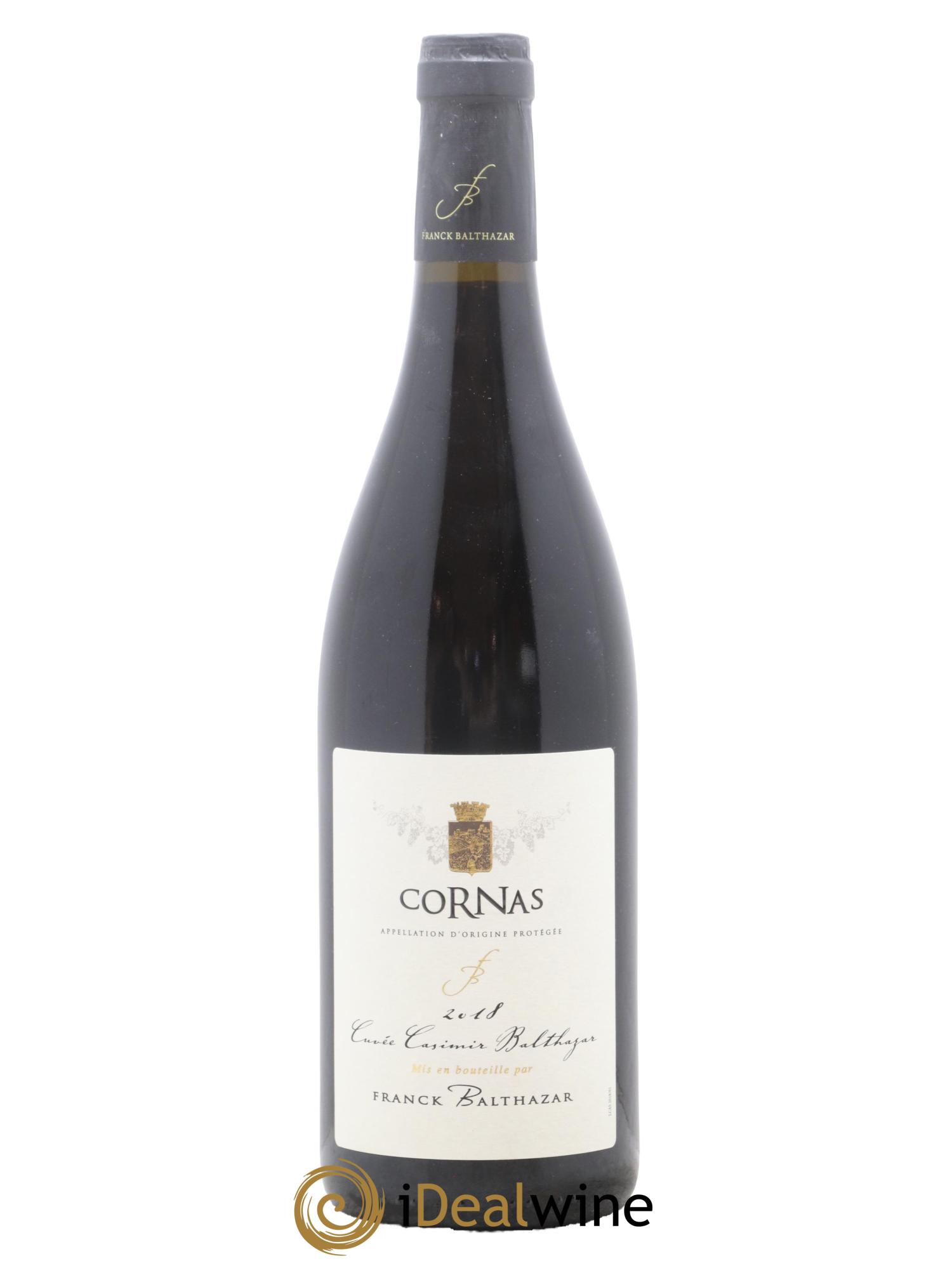 Cornas Cuvée Casimir Balthazar Franck Balthazar (Domaine) 2018 - Lot de 1 bouteille - 0
