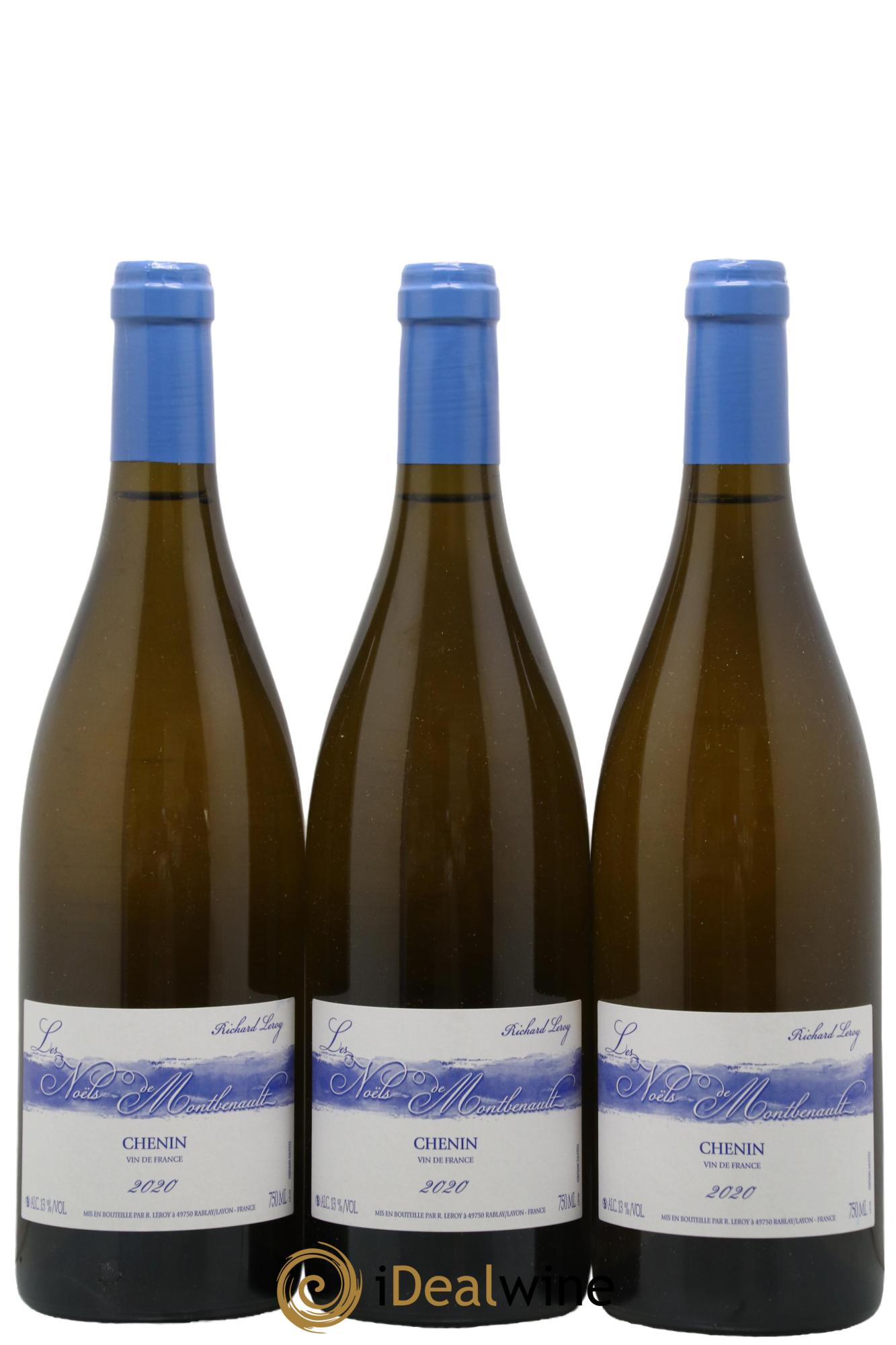 Vin de France Les Noëls de Montbenault Richard Leroy 2020 - Lot de 3 bouteilles - 0