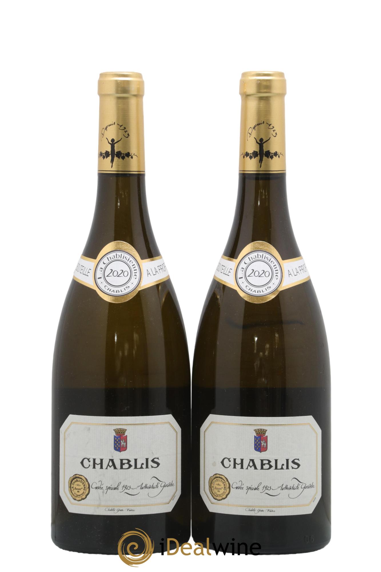 Chablis Cuvée Spéciale La Chablisienne 2020 - Lot de 2 bouteilles - 0