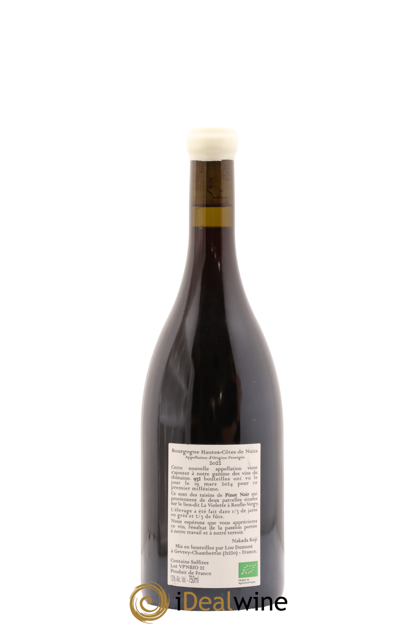Bourgogne La Violette Koji Et Jaw Hwa 2022 - Lot de 1 bouteille - 1