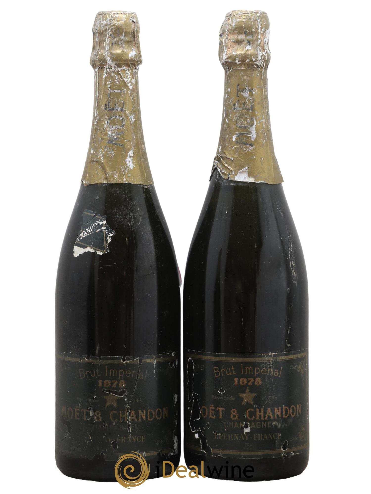 Impérial Brut Moët et Chandon 1978 - Lot de 2 bouteilles - 0