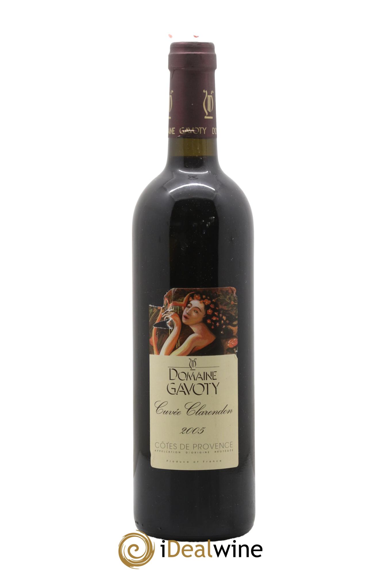 Côtes de Provence Domaine de Gavoty Clarendon 2005 - Lot de 1 bouteille - 0