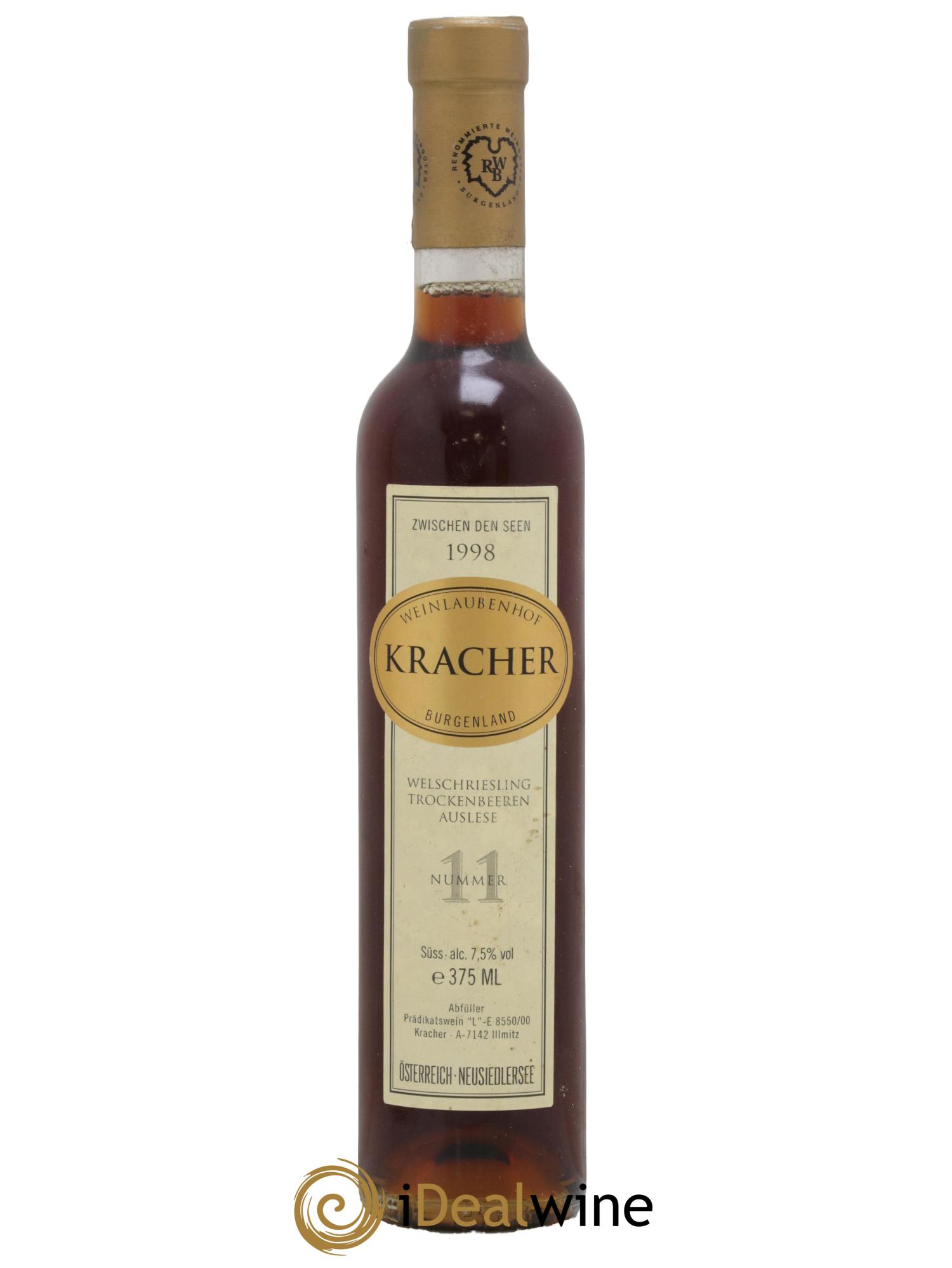 Autriche TBA N°11 Welschriesling Kracher 1998 - Lot of 1 half-bottle - 0