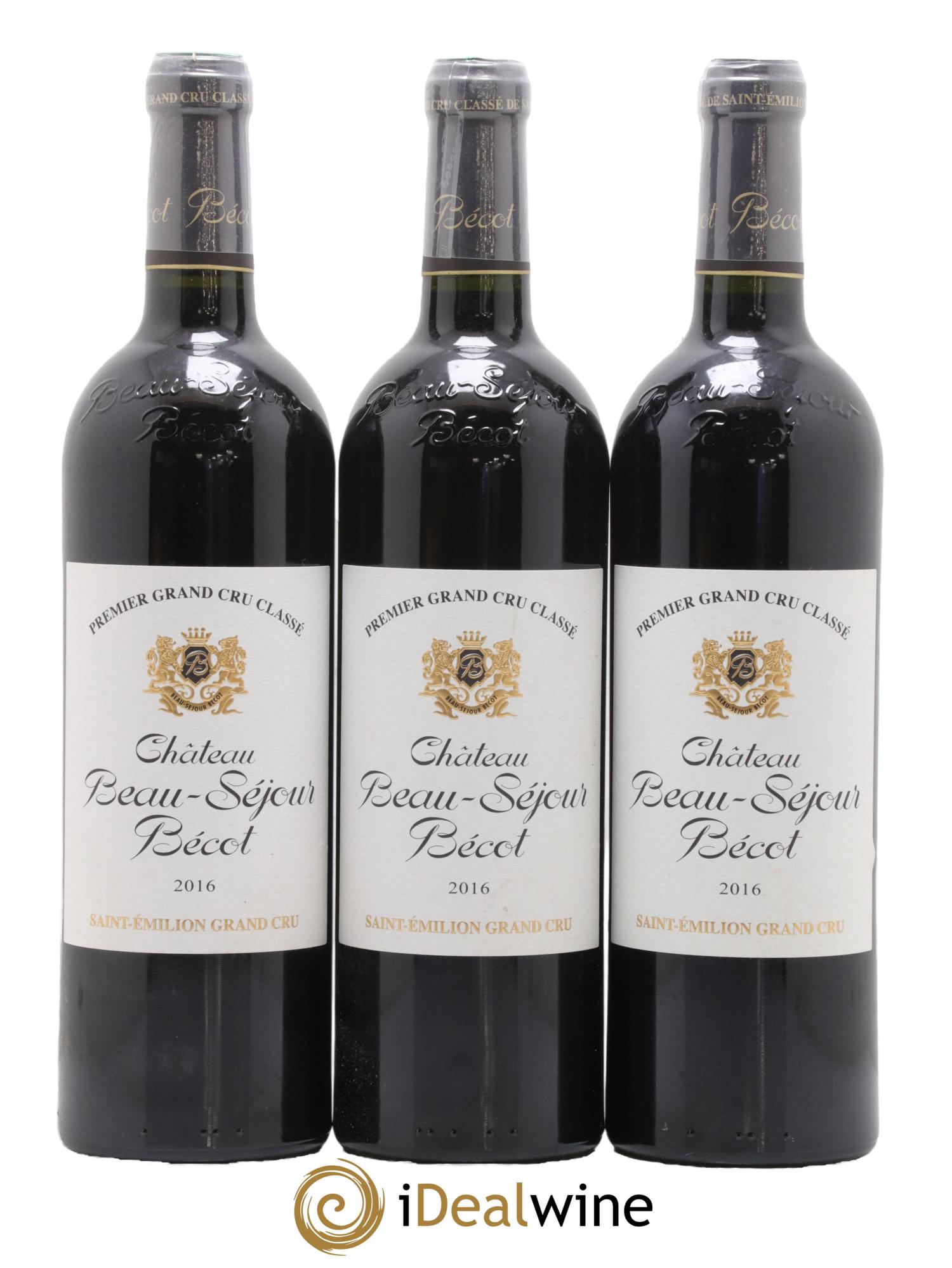 Château Beau-Séjour Bécot 1er Grand Cru Classé B 2016 - Lot de 12 bouteilles - 3