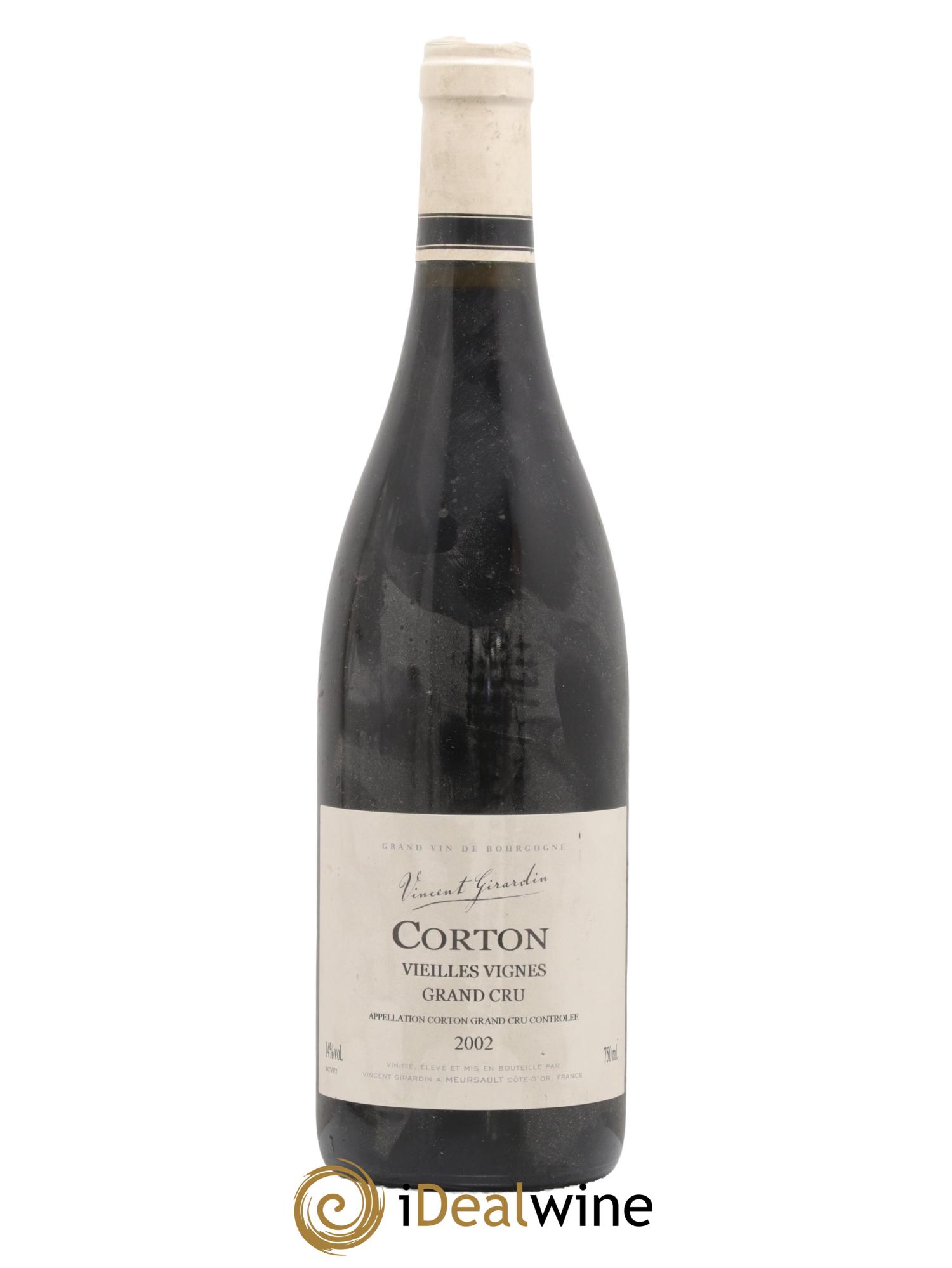 Corton Grand Cru Vieilles Vignes Vincent Girardin 2002 - Lot de 1 bouteille - 0