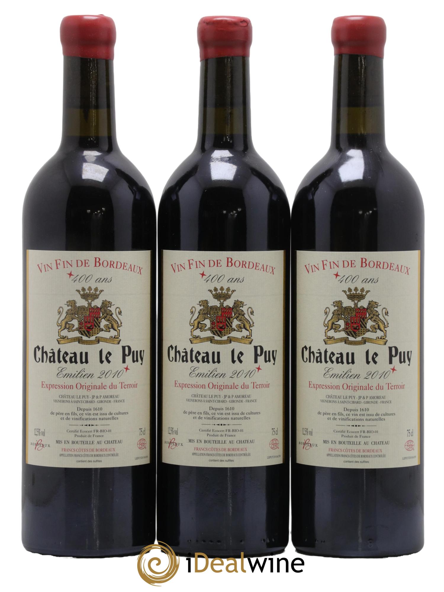 Le Puy - Cuvée Emilien 2010 - Lot de 12 bouteilles - 3