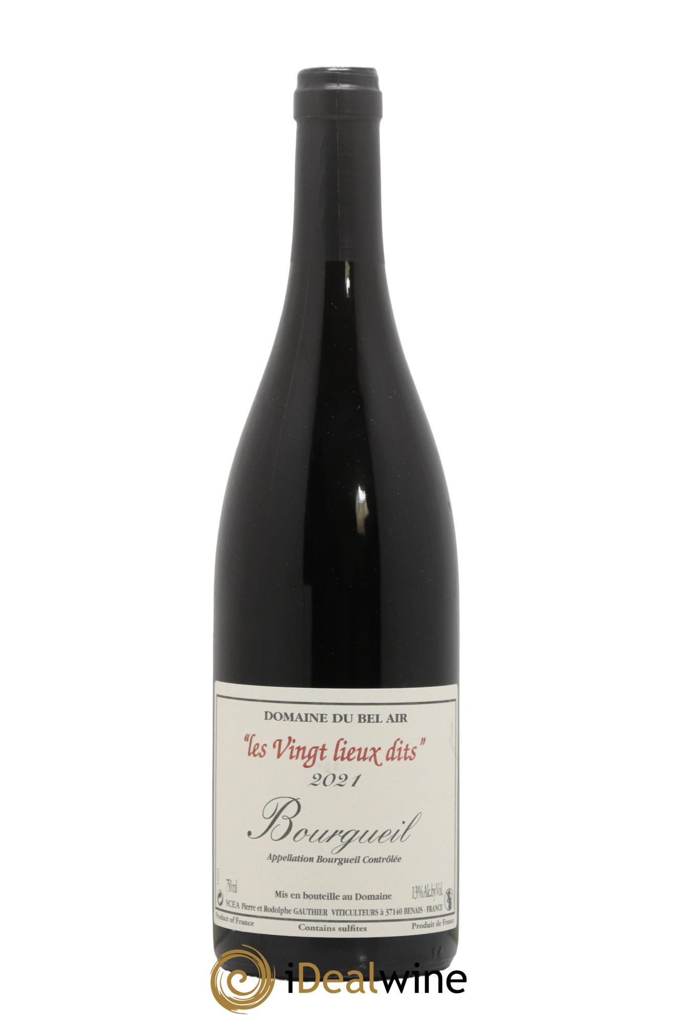 Bourgueil Vingt Lieux Dits Domaine du Bel Air 2021 - Lot de 1 bouteille - 0