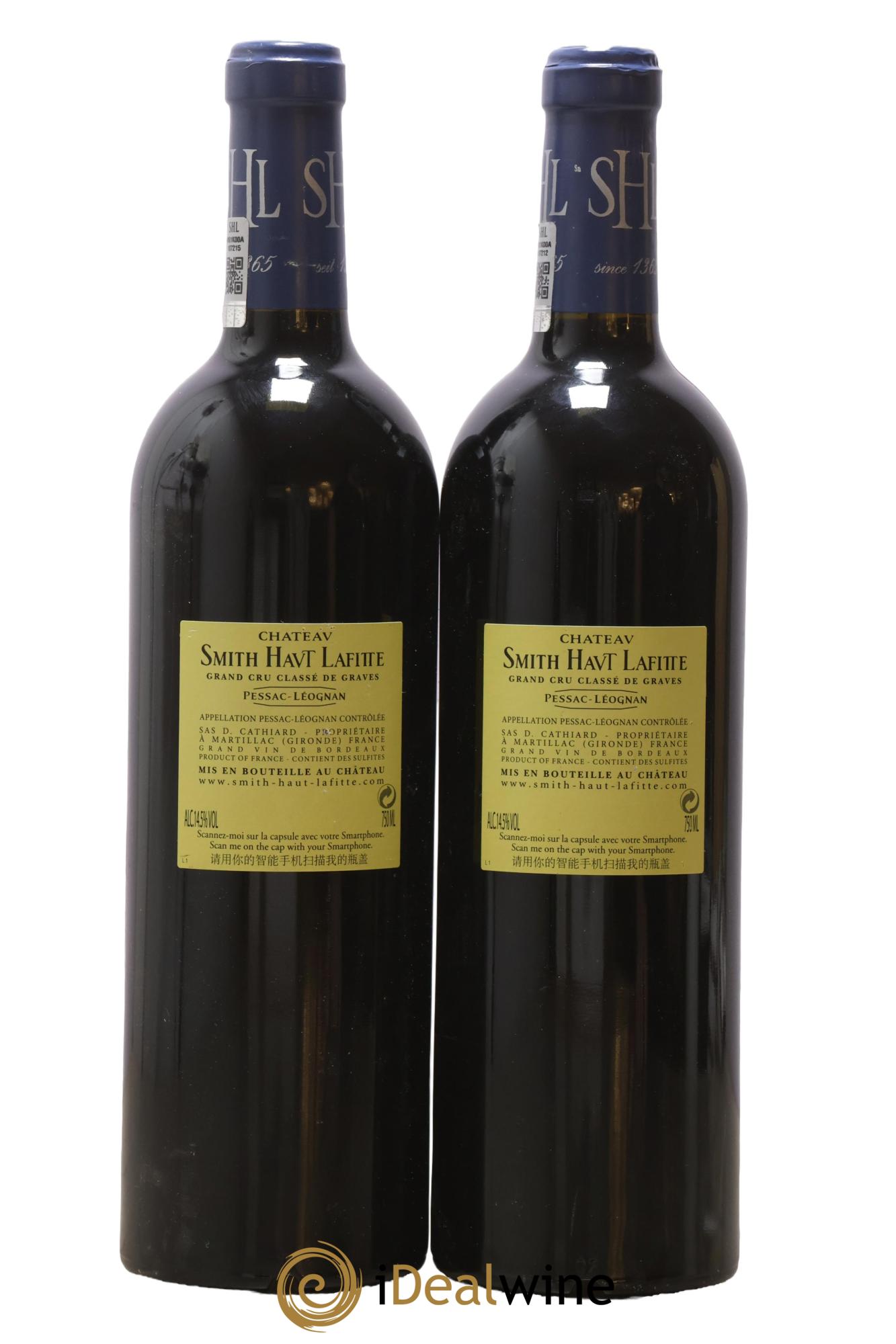 Château Smith Haut Lafitte Cru Classé de Graves 2009 - Lot of 2 bottles - 1