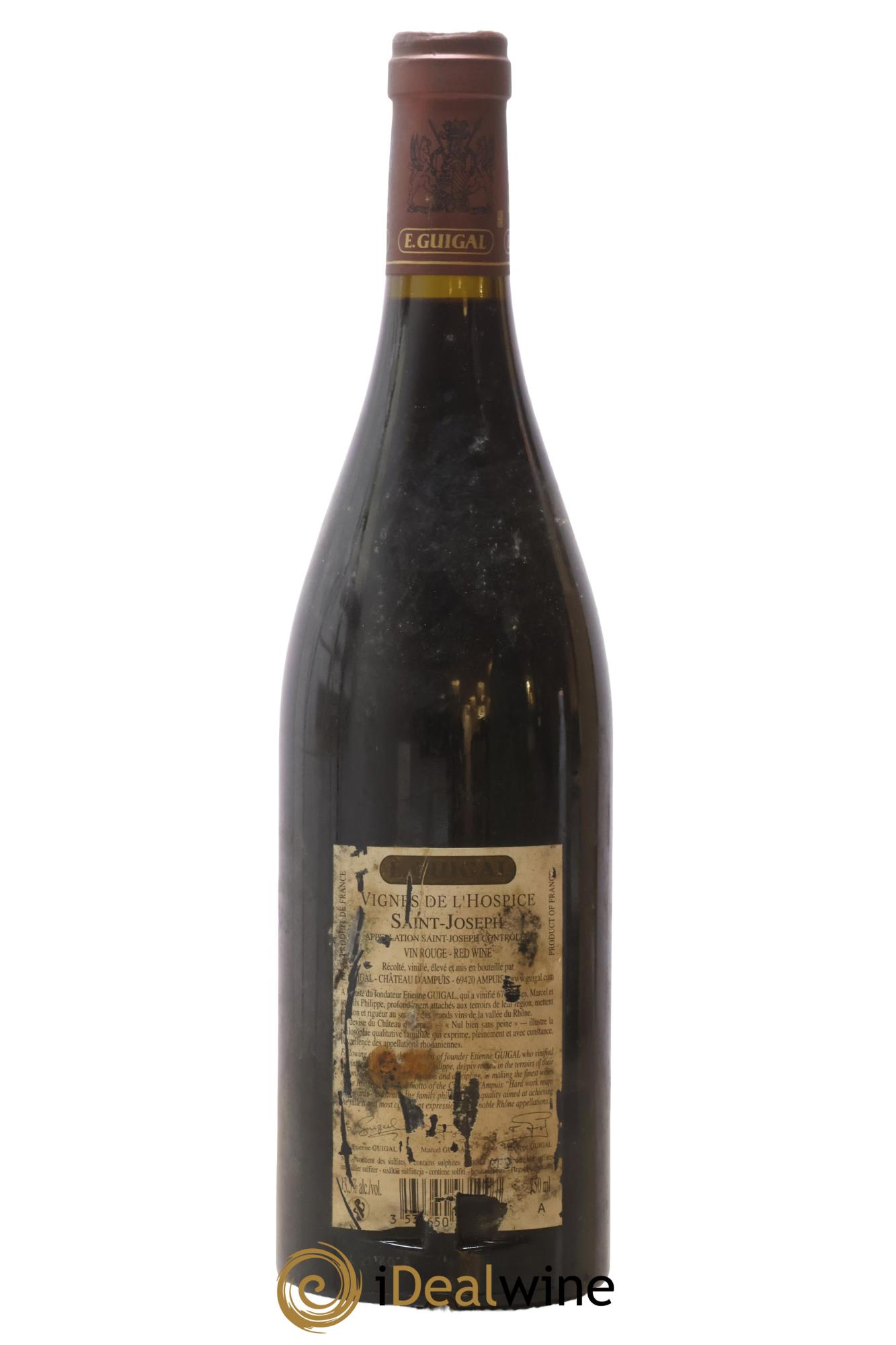 Saint-Joseph Vignes de l'Hospice Guigal 2013 - Lot de 1 bouteille - 1