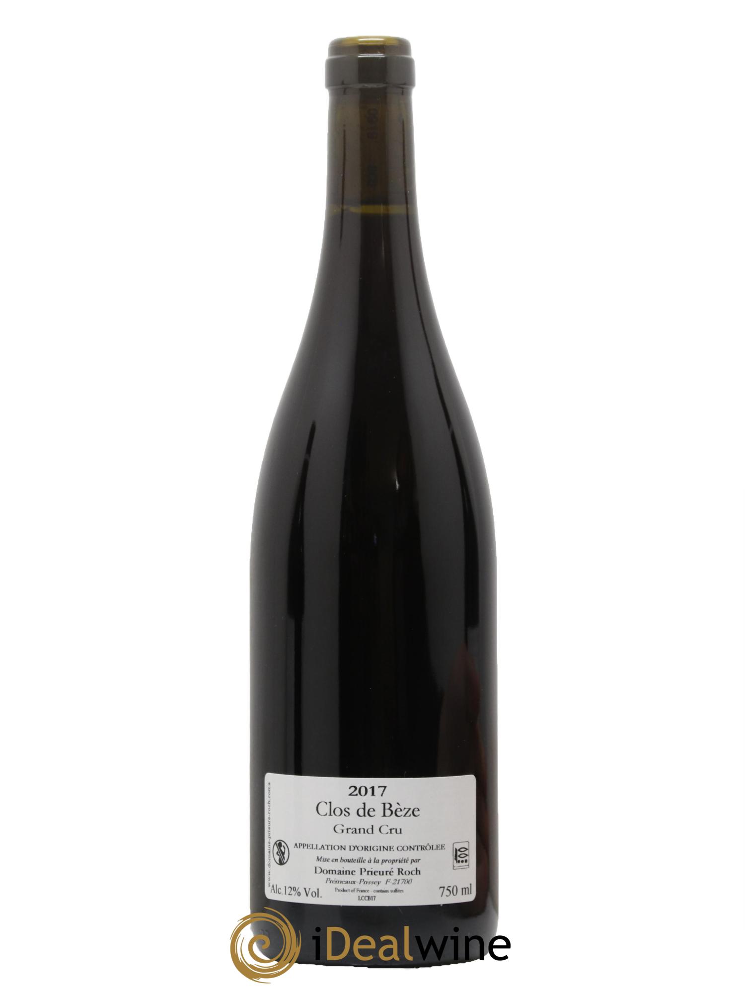 Chambertin Clos de Bèze Grand Cru Prieuré Roch 2017 - Lotto di 1 bottiglia - 1