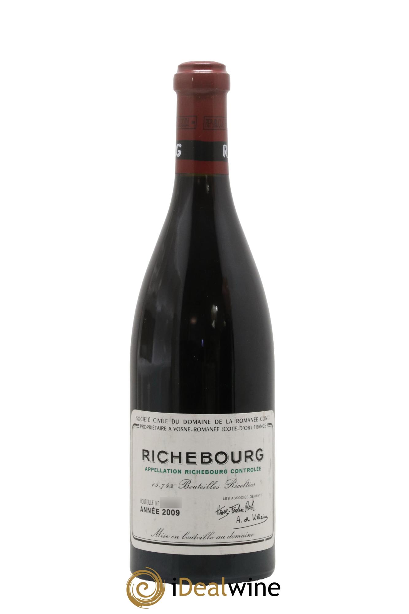 Richebourg Grand Cru Domaine de la Romanée-Conti 2009 - Lot of 1 bottle - 0