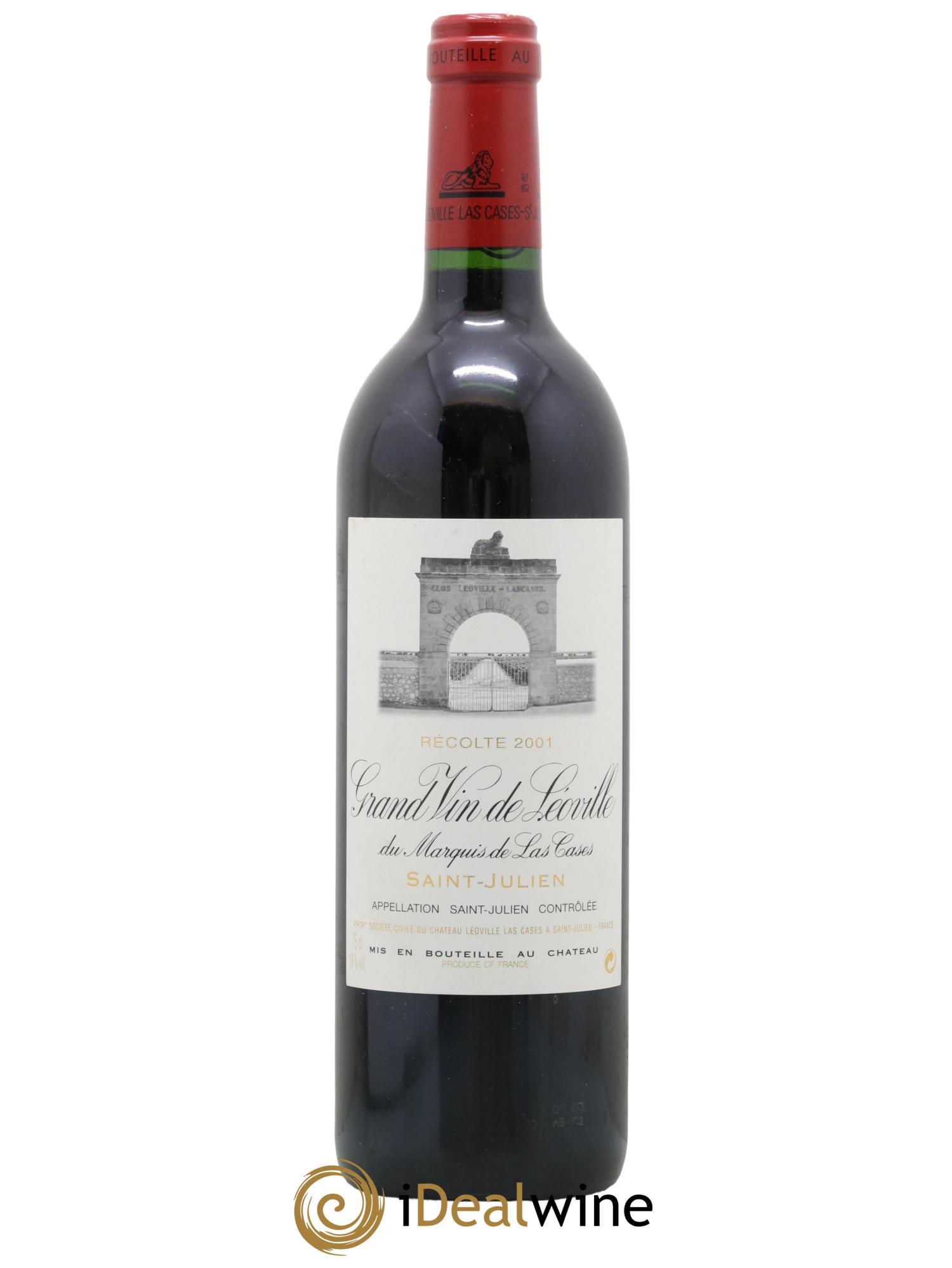 Château Léoville Las Cases 2ème Grand Cru Classé 2001 - Lot de 1 bouteille - 0