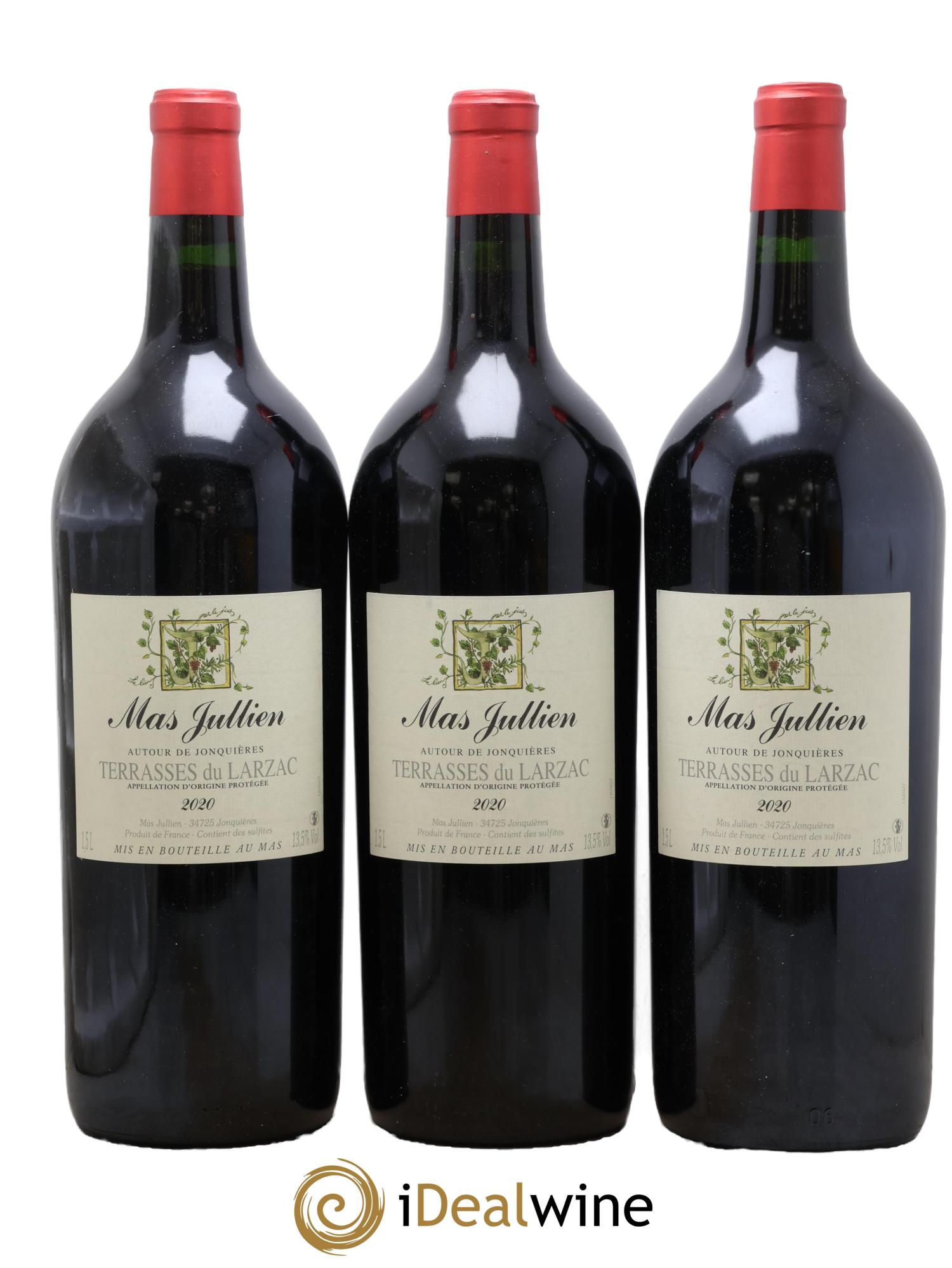 Terrasses du Larzac Mas Jullien Autour de Jonquières Olivier Jullien 2020 - Lot de 3 magnums - 0