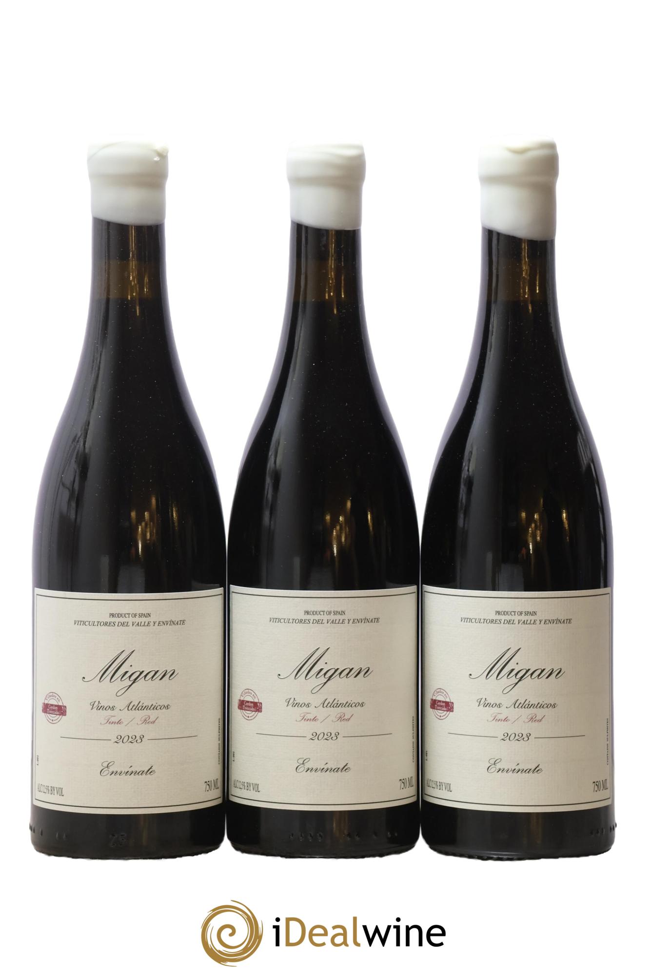 Vinos Atlanticos - Islas Canarias Migan Envinate 2023 - Lot of 3 bottles - 0