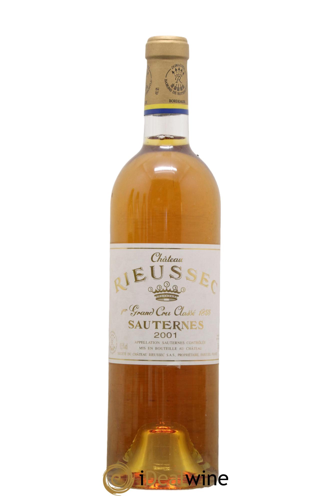 Château Rieussec 1er Grand Cru Classé 2001 - Posten von 1 Flasche - 0