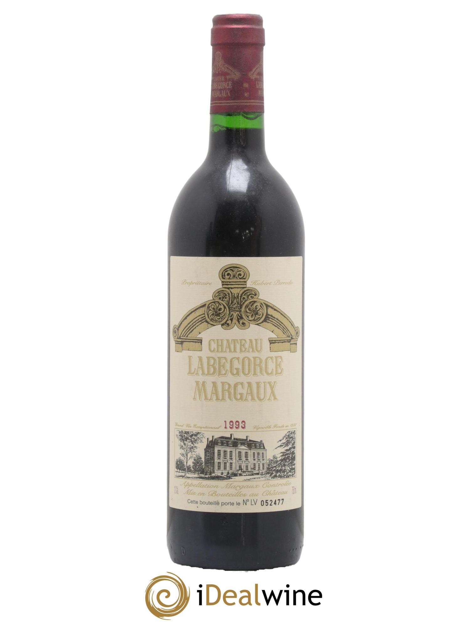 Château Labegorce Cru Bourgeois 1993 - Lot de 1 bouteille - 0