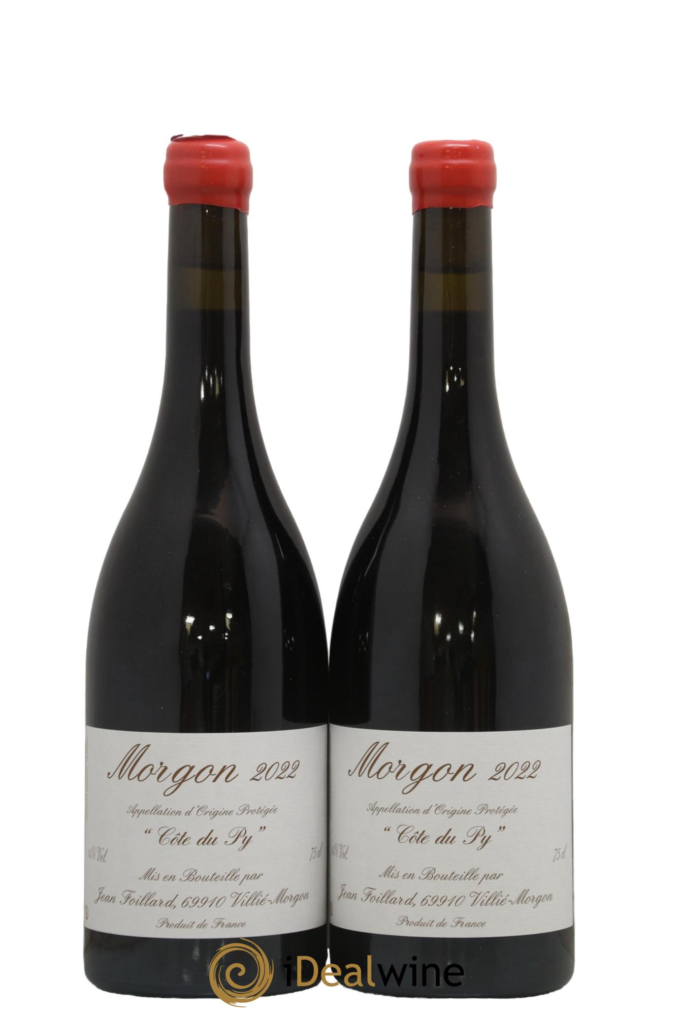 Morgon Côte du Py Jean Foillard 2022 - Posten von 2 Flaschen - 0