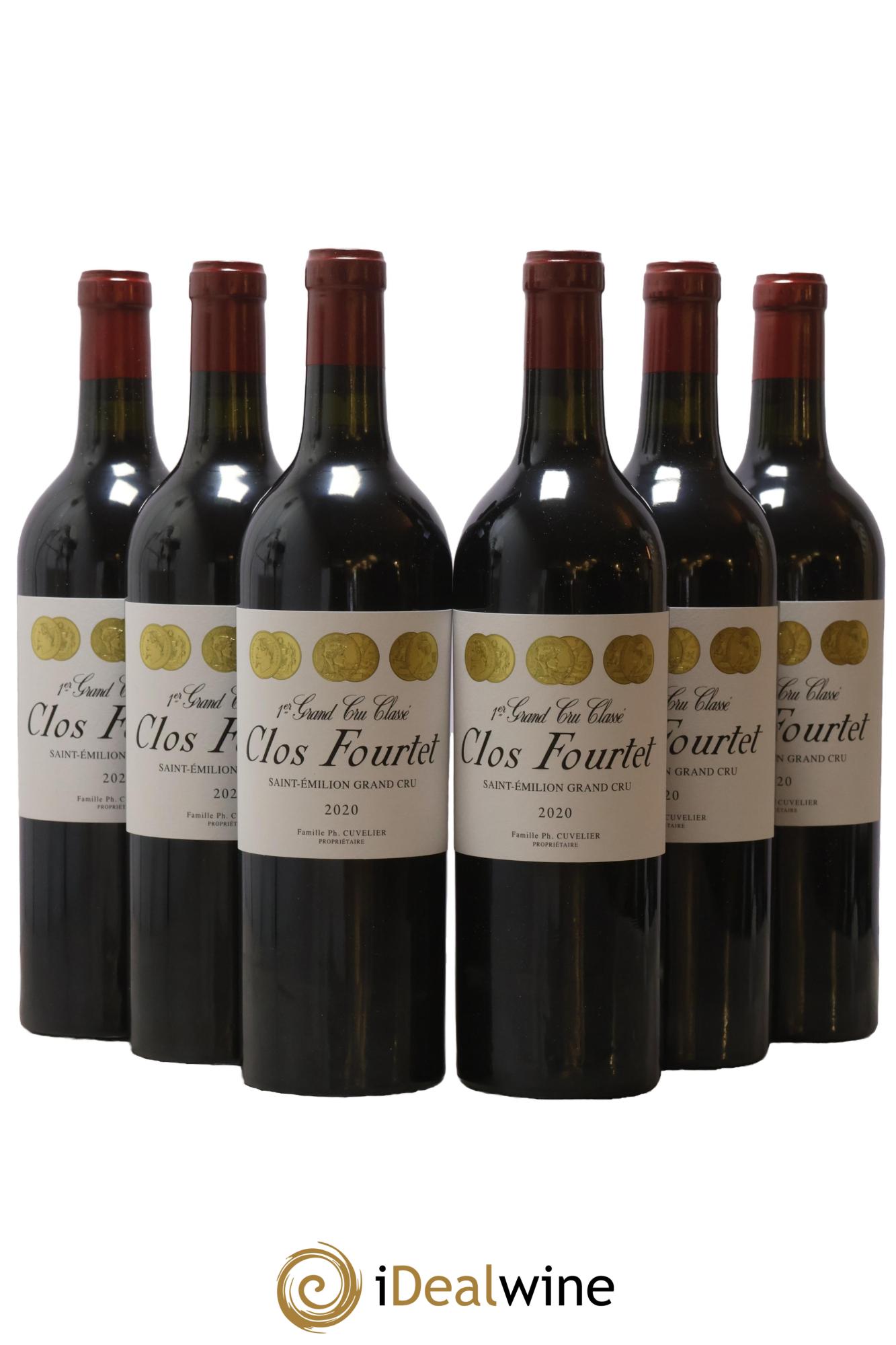 Clos Fourtet 1er Grand Cru Classé B 2020 - Lot de 6 bouteilles - 0