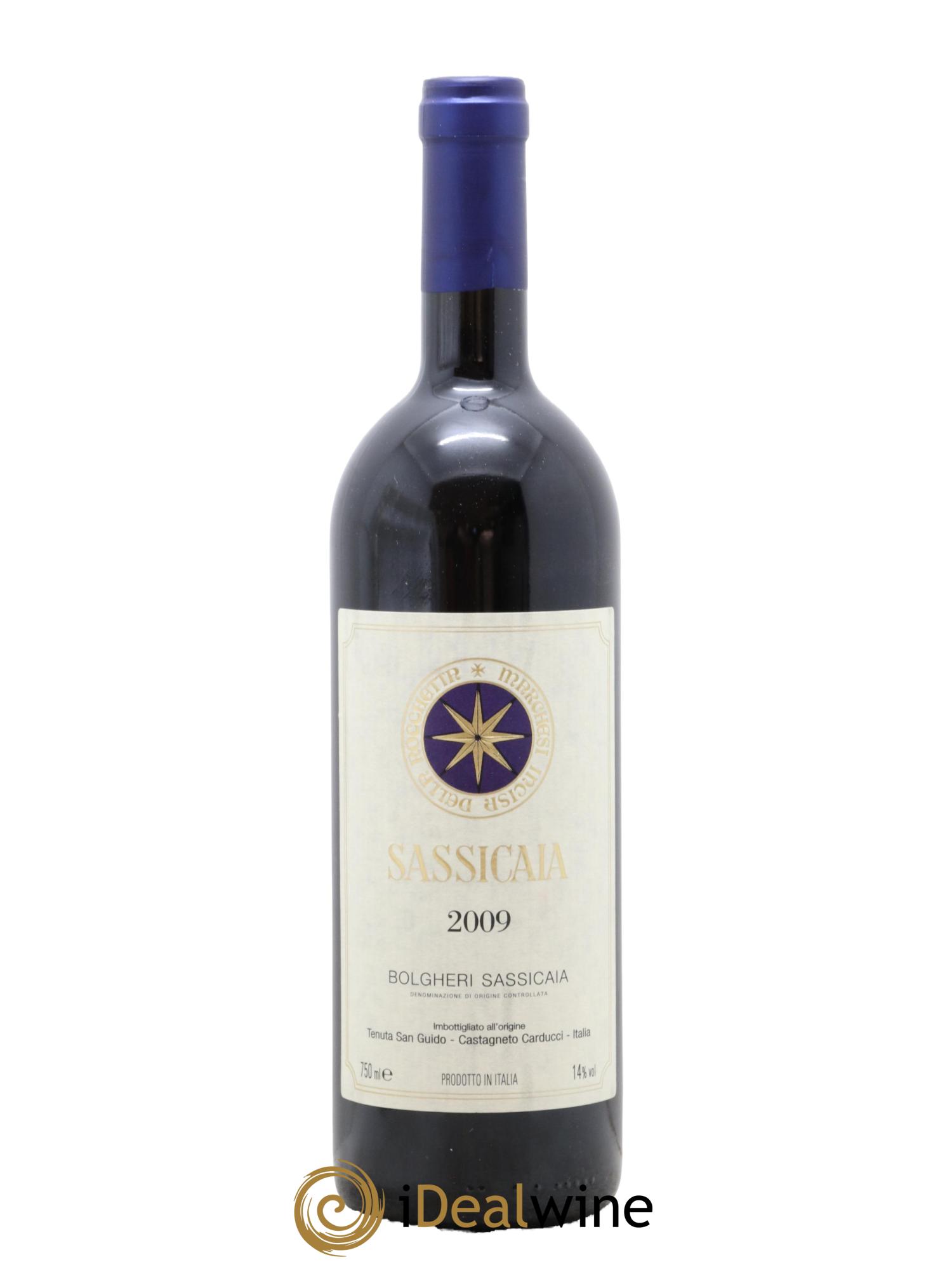 Bolgheri DOC Sassicaia Tenuta San Guido 2009 - Lotto di 1 bottiglia - 0