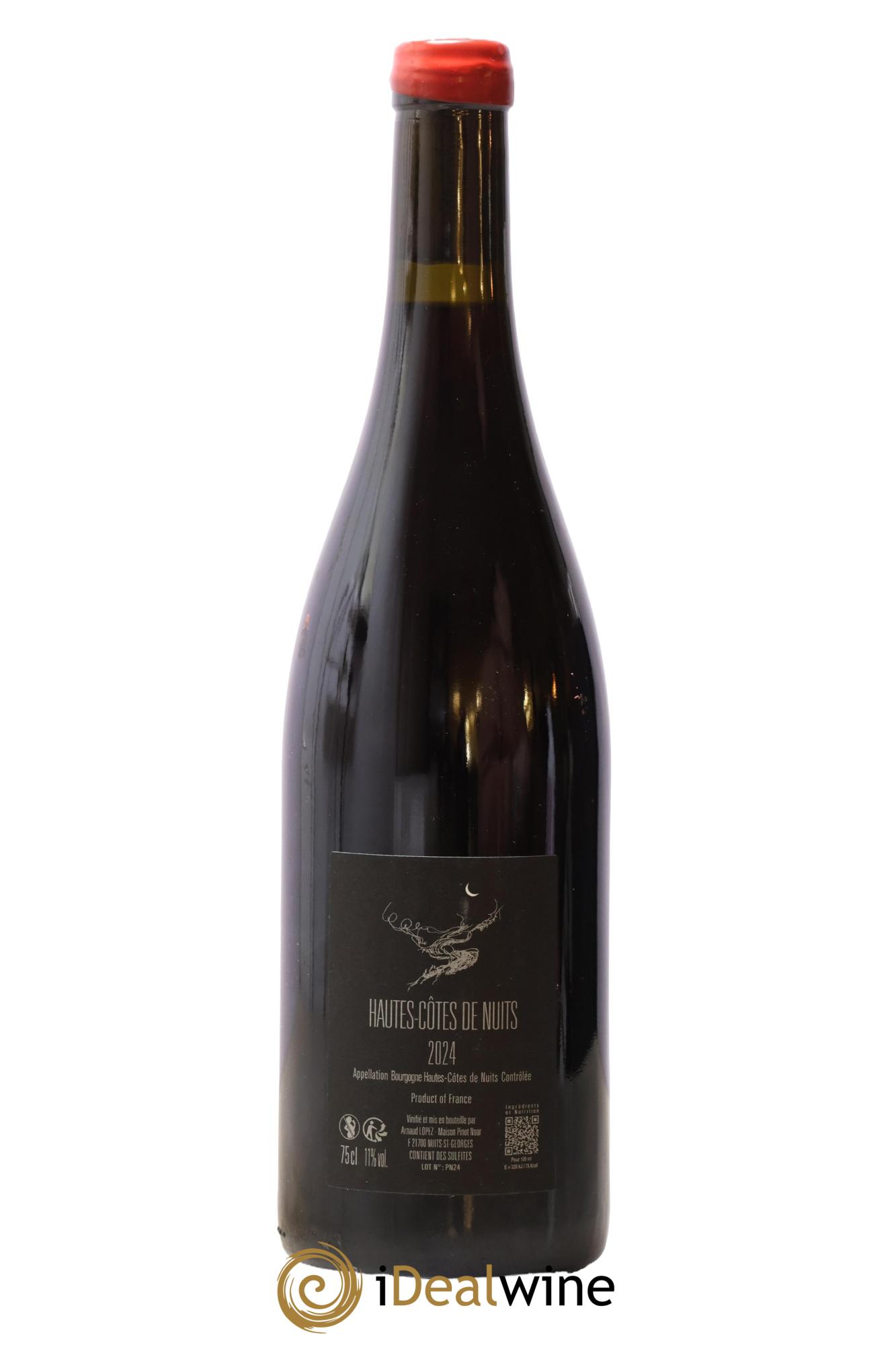 Hautes-Côtes de Nuits Pinot Noar Arnaud Lopez 2024 - Lot de 1 bouteille - 1