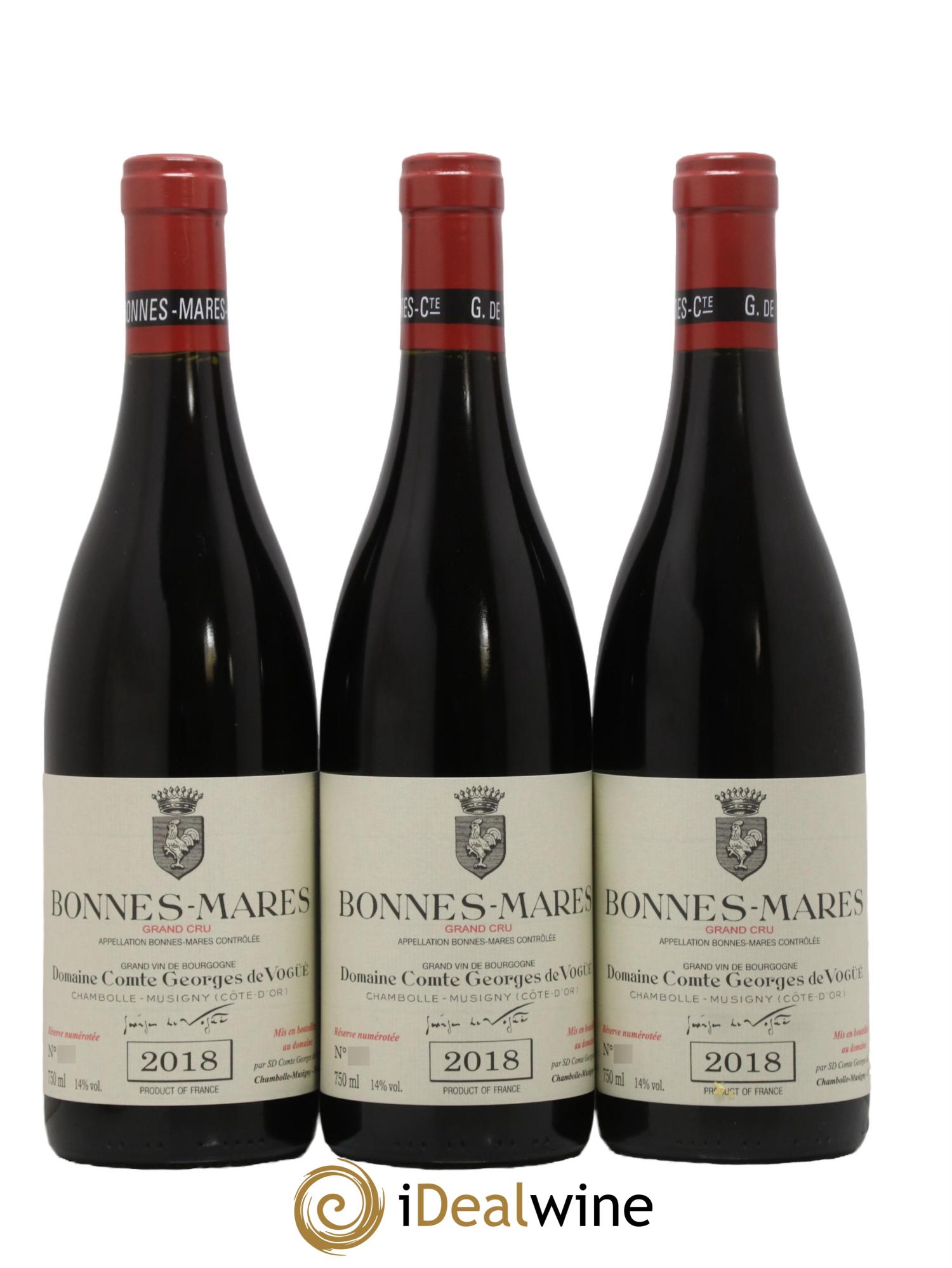 Bonnes-Mares Grand Cru Comte Georges de Vogüé 2018 - Lotto di 6 bottiglie - 2