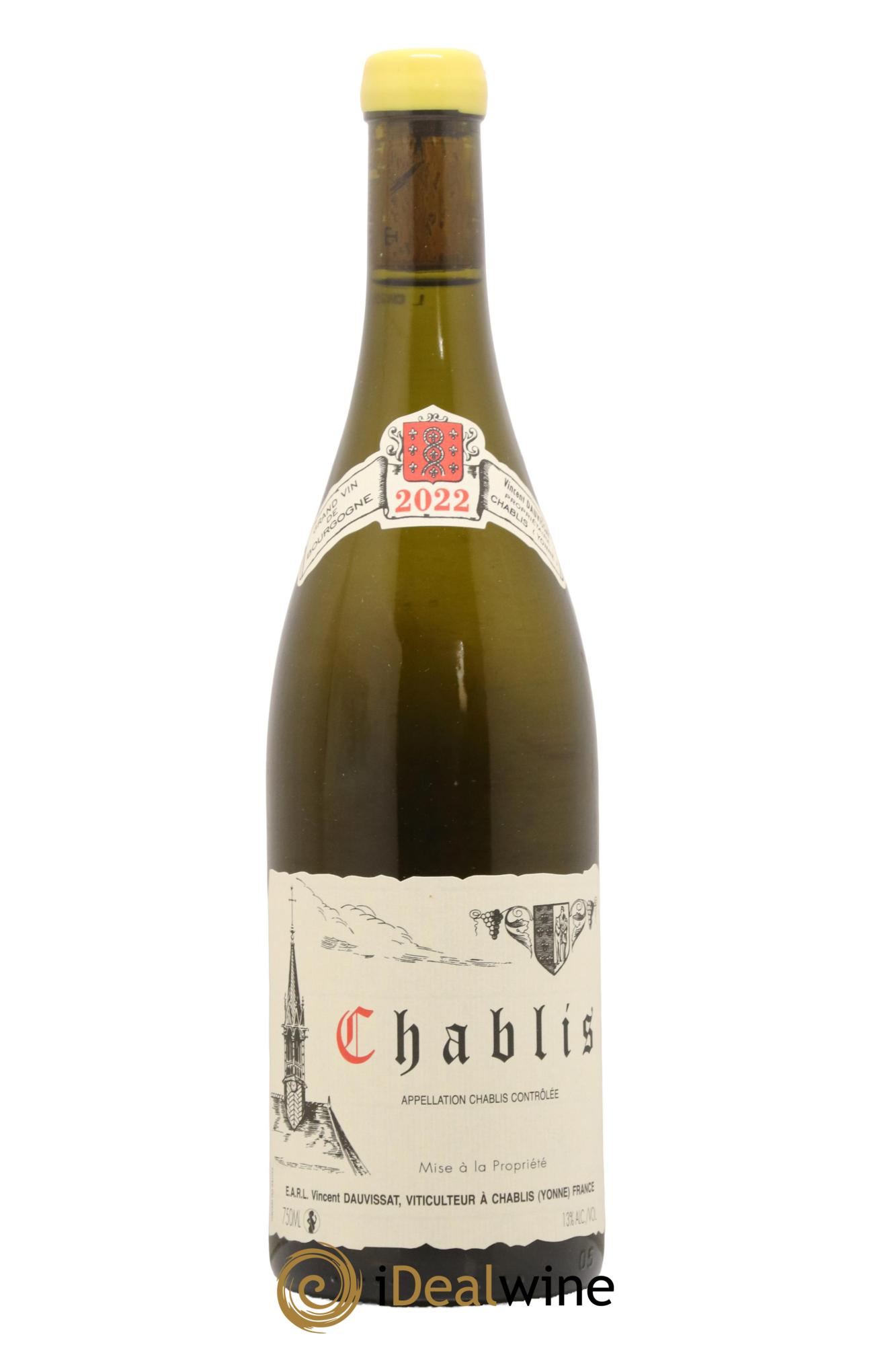 Chablis Vincent Dauvissat (Domaine) 2022 - Lot de 1 bouteille - 0