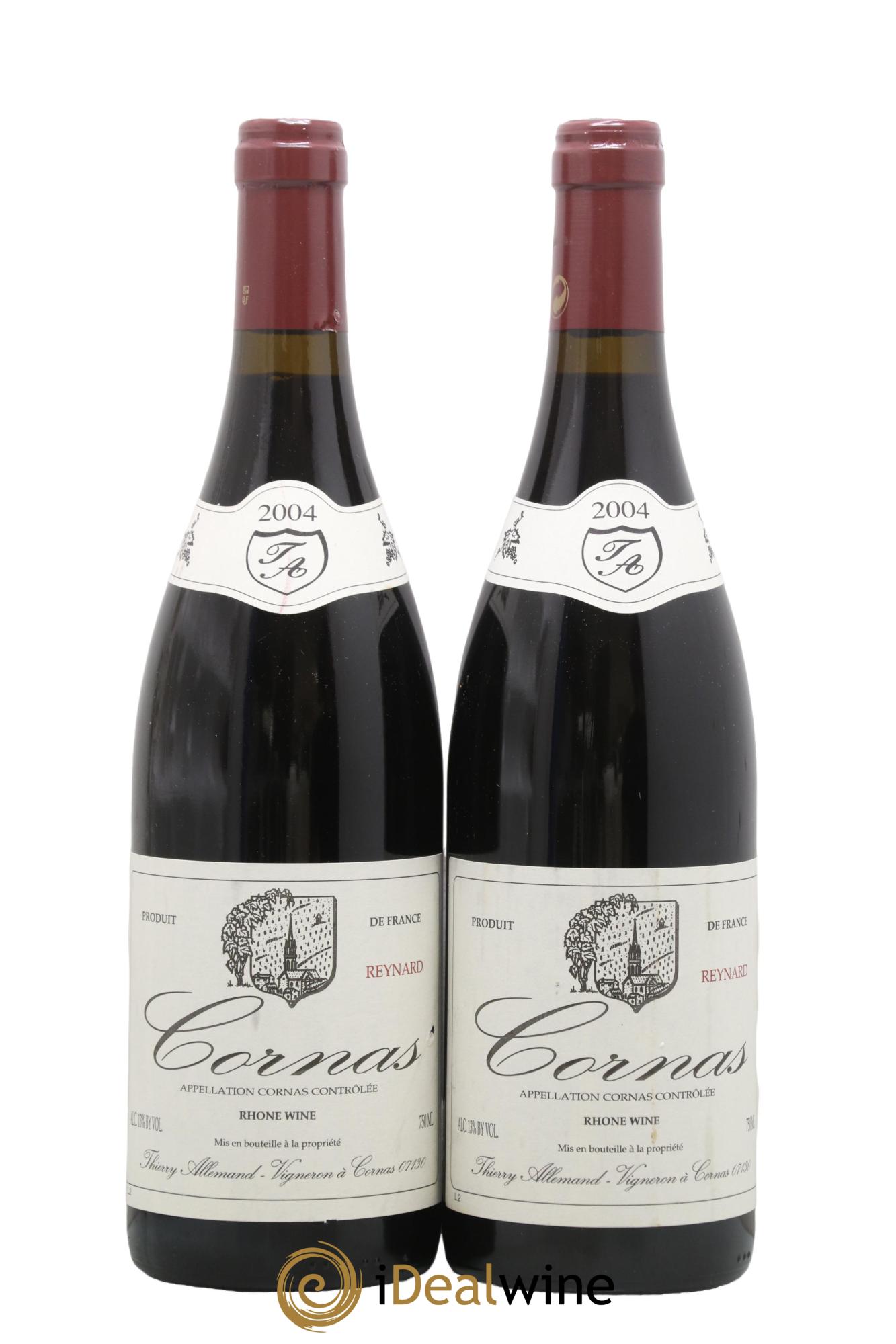 Cornas Reynard Thierry Allemand 2004 - Lotto di 2 bottiglie - 0