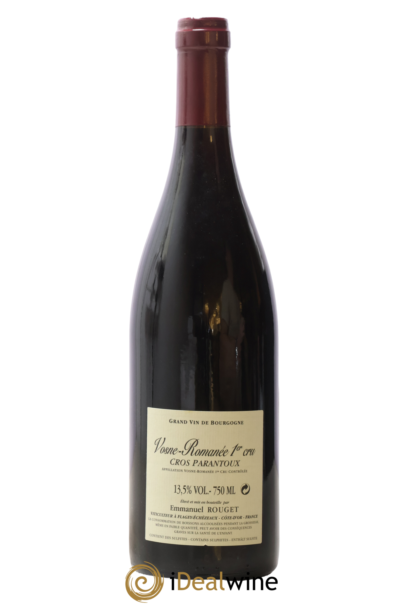 Vosne-Romanée 1er Cru Cros Parantoux Emmanuel Rouget 2008 - Posten von 1 Flasche - 1