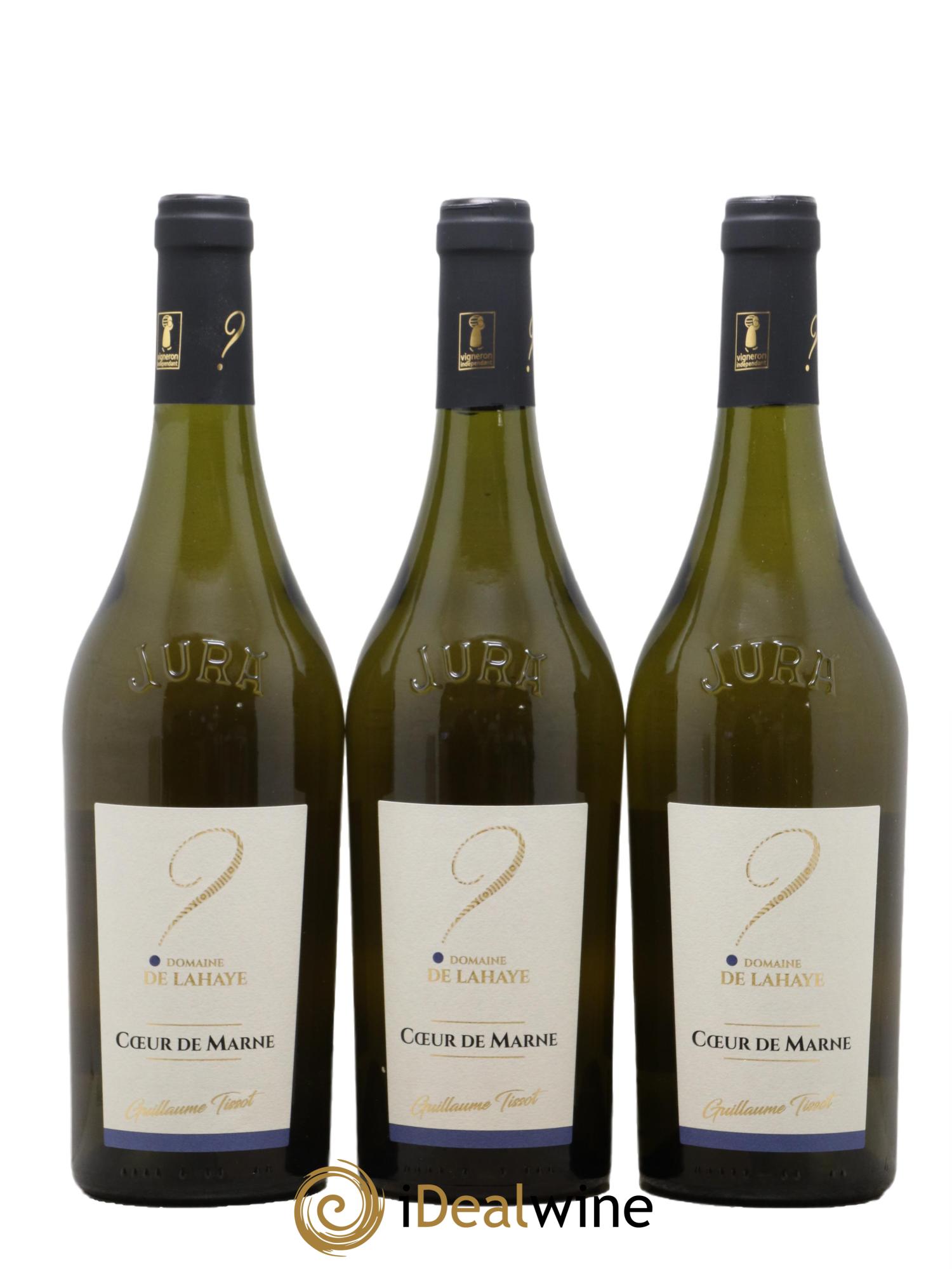 Côtes du Jura Cœur de Marne Domaine De Lahaye Guillaume Tissot 2019 - Lot de 3 bouteilles - 0