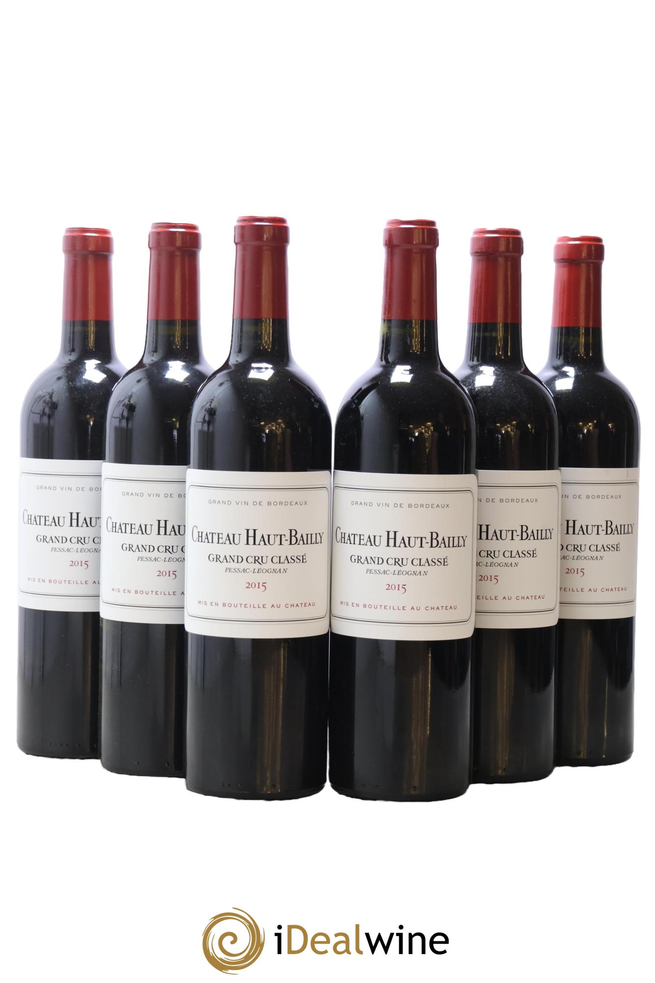 Château Haut-Bailly Cru Classé de Graves 2015 - Lot de 6 bouteilles - 0