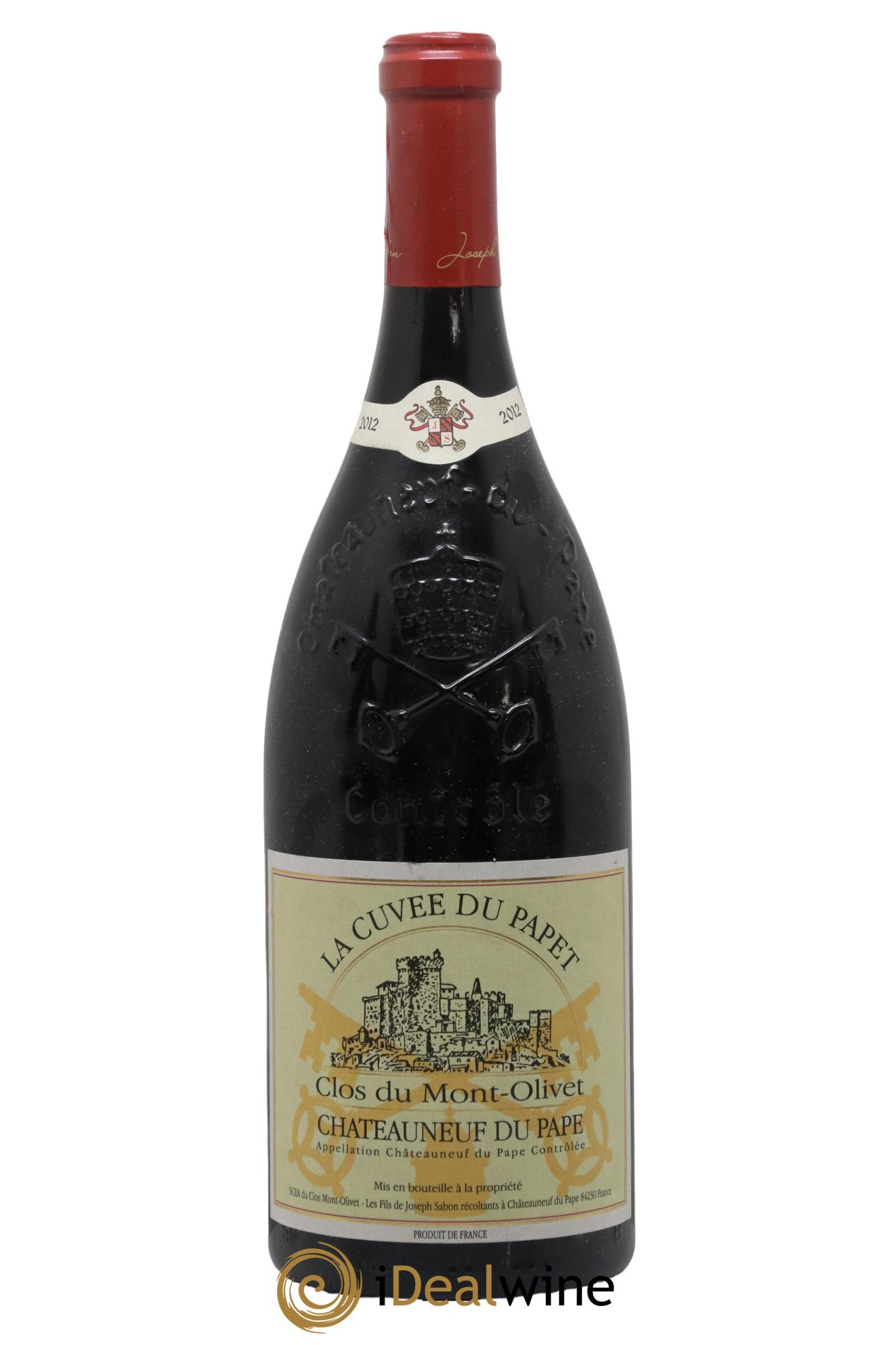 Châteauneuf-du-Pape Cuvée du Papet Clos du Mont-Olivet 2012 - Lot de 1 magnum - 0
