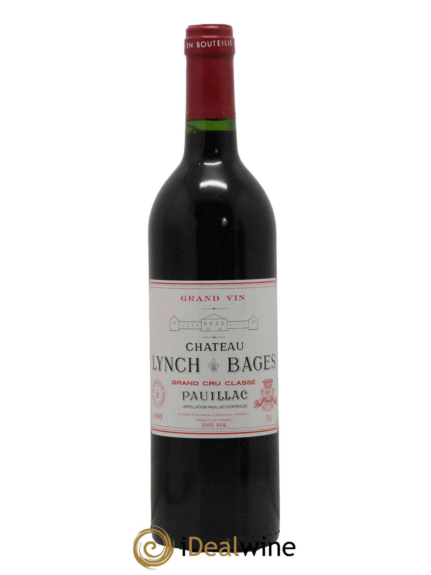 Château Lynch Bages 5ème Grand Cru Classé 1995 - Lot de 1 bouteille - 0