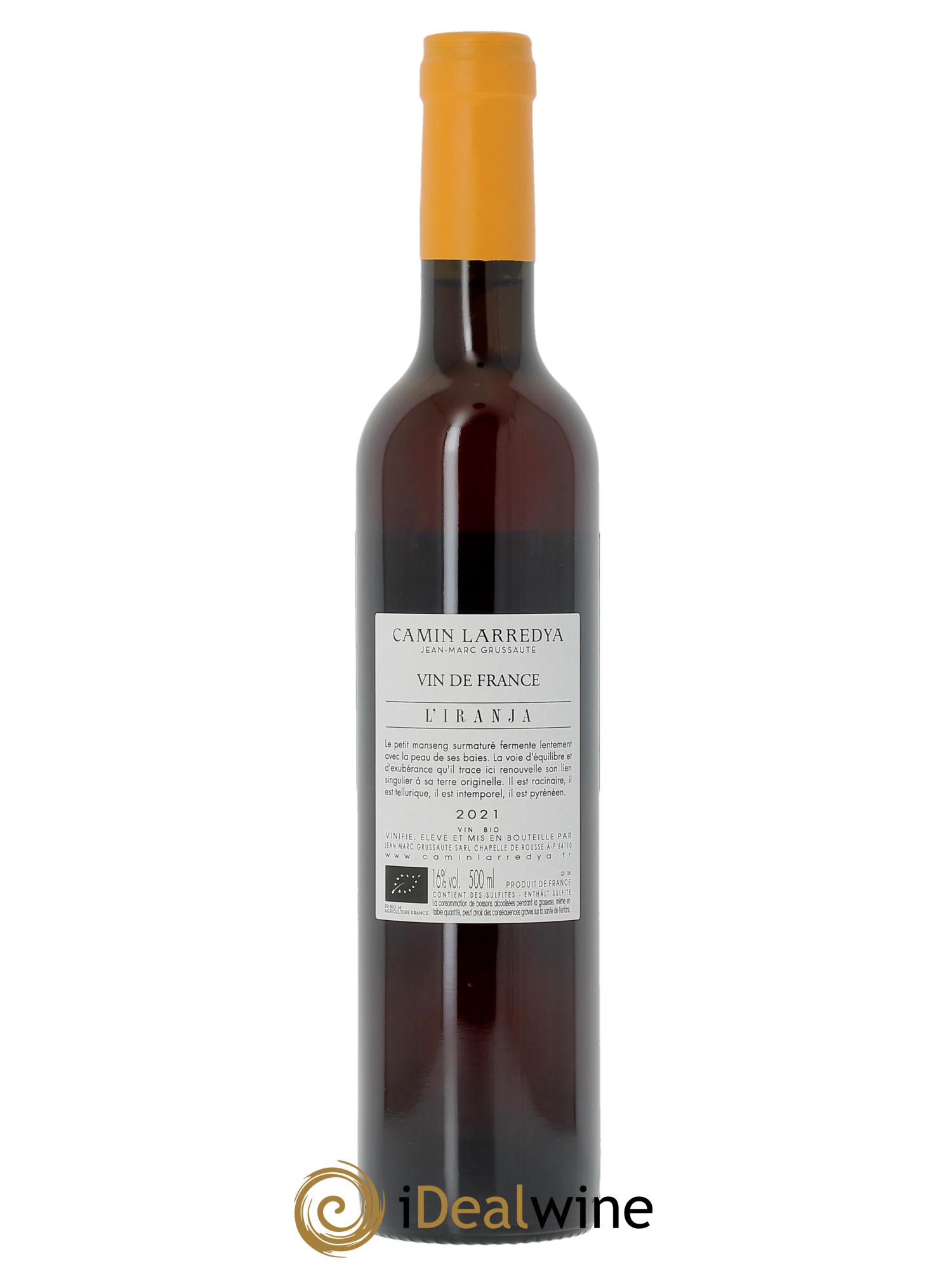 Vin de France L'Iranja Camin Larredya  2021 - Lotto di 1 bottiglia - 1
