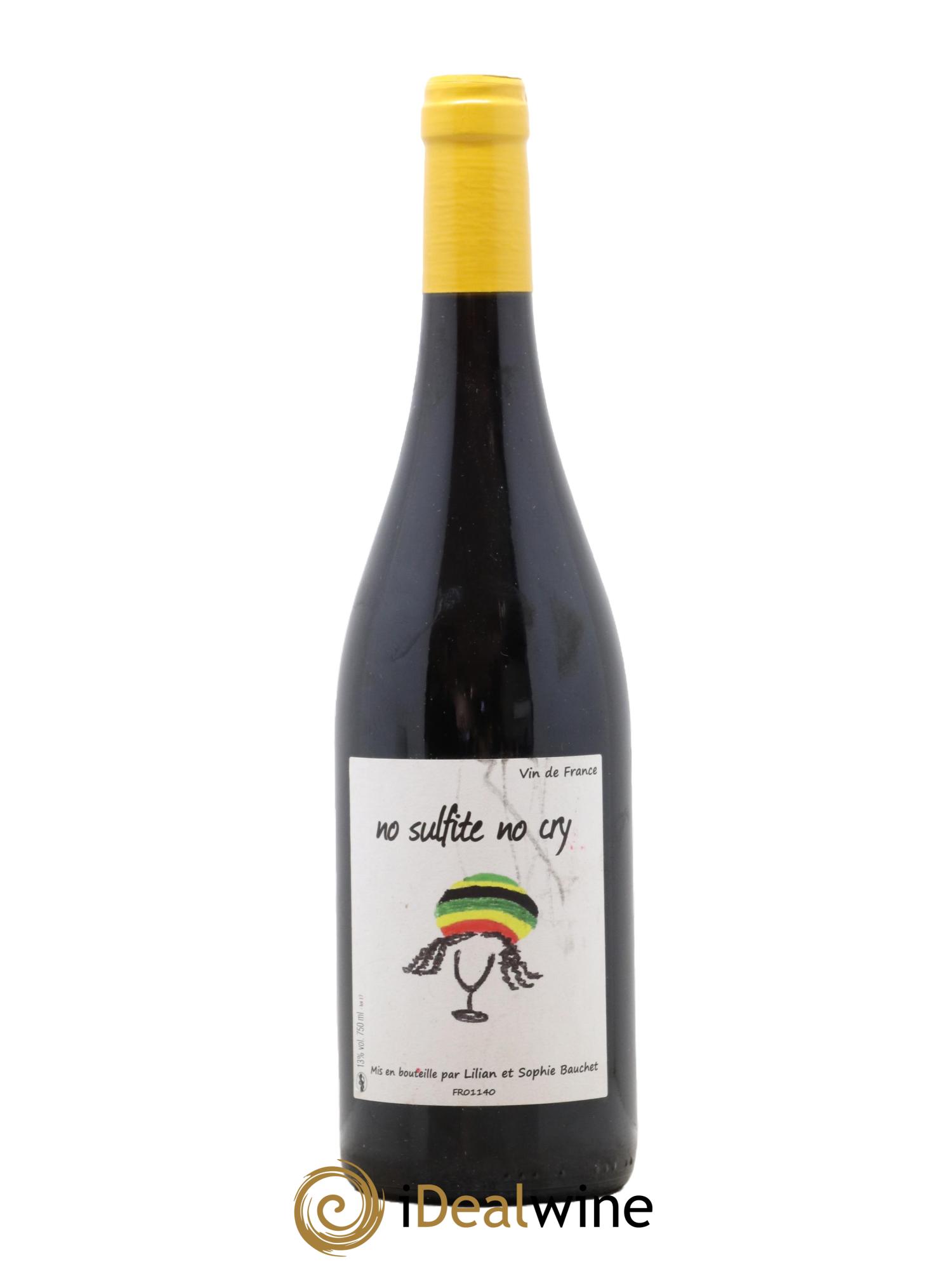 Vin de France No Sulfite No Cry Lilian Bauchet 2017 - Lot de 1 bouteille - 0