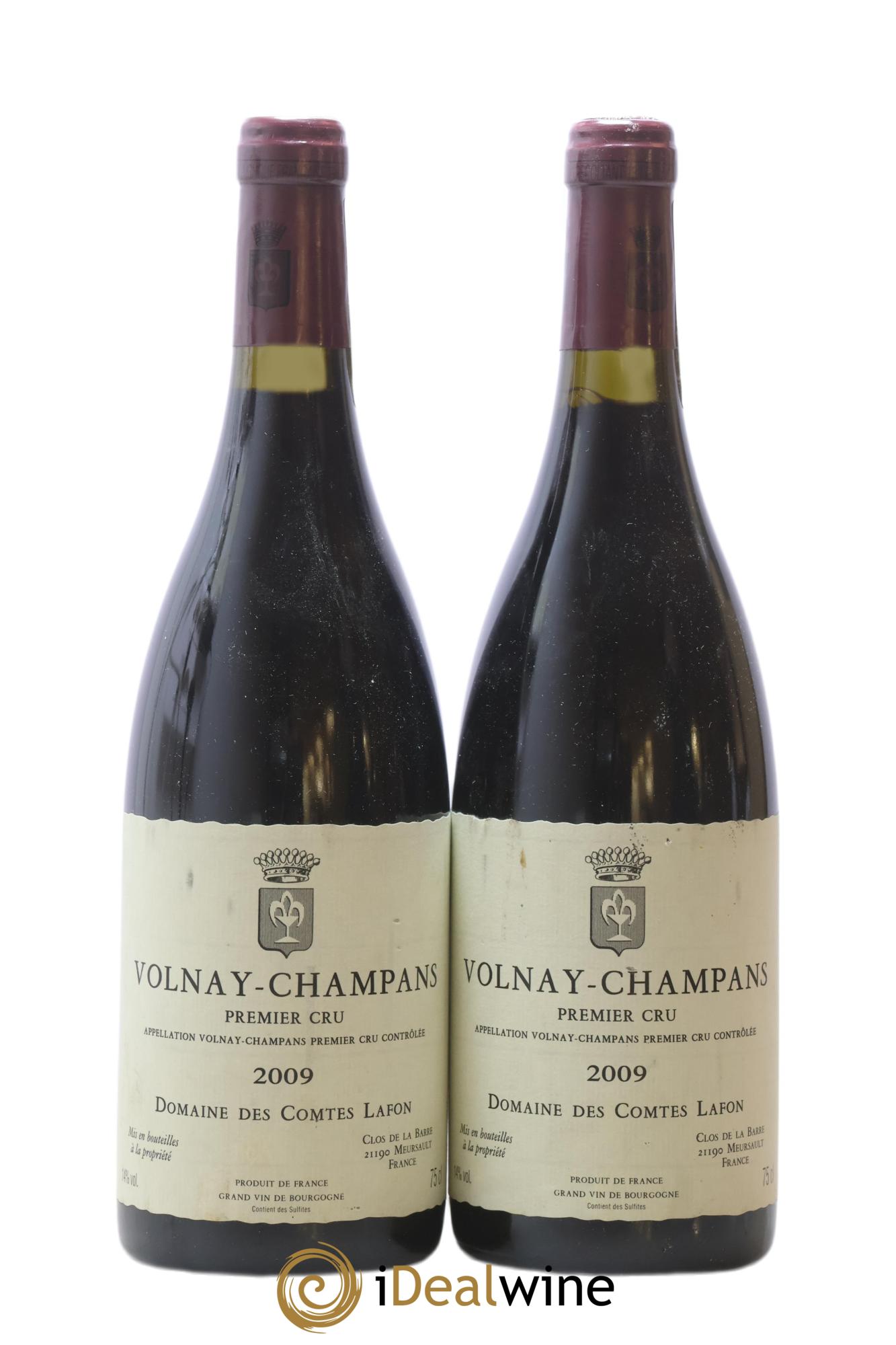 Volnay 1er Cru Champans Comtes Lafon (Domaine des) 2009 - Lotto di 2 bottiglie - 0