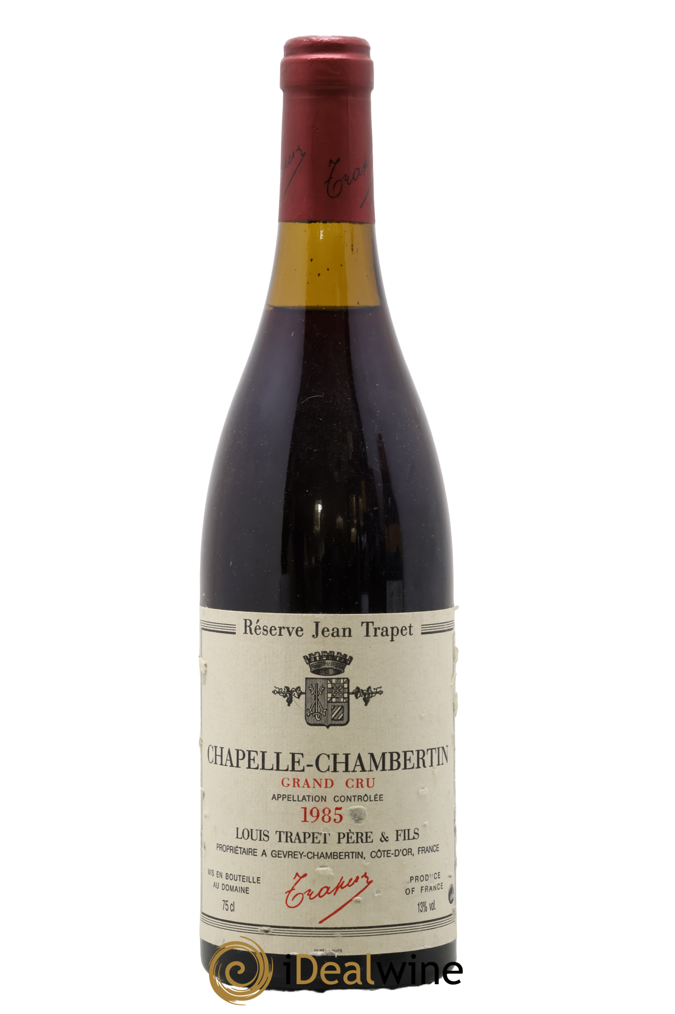 Chapelle-Chambertin Grand Cru Domaine Trapet 1985 - Lot de 1 bouteille - 0