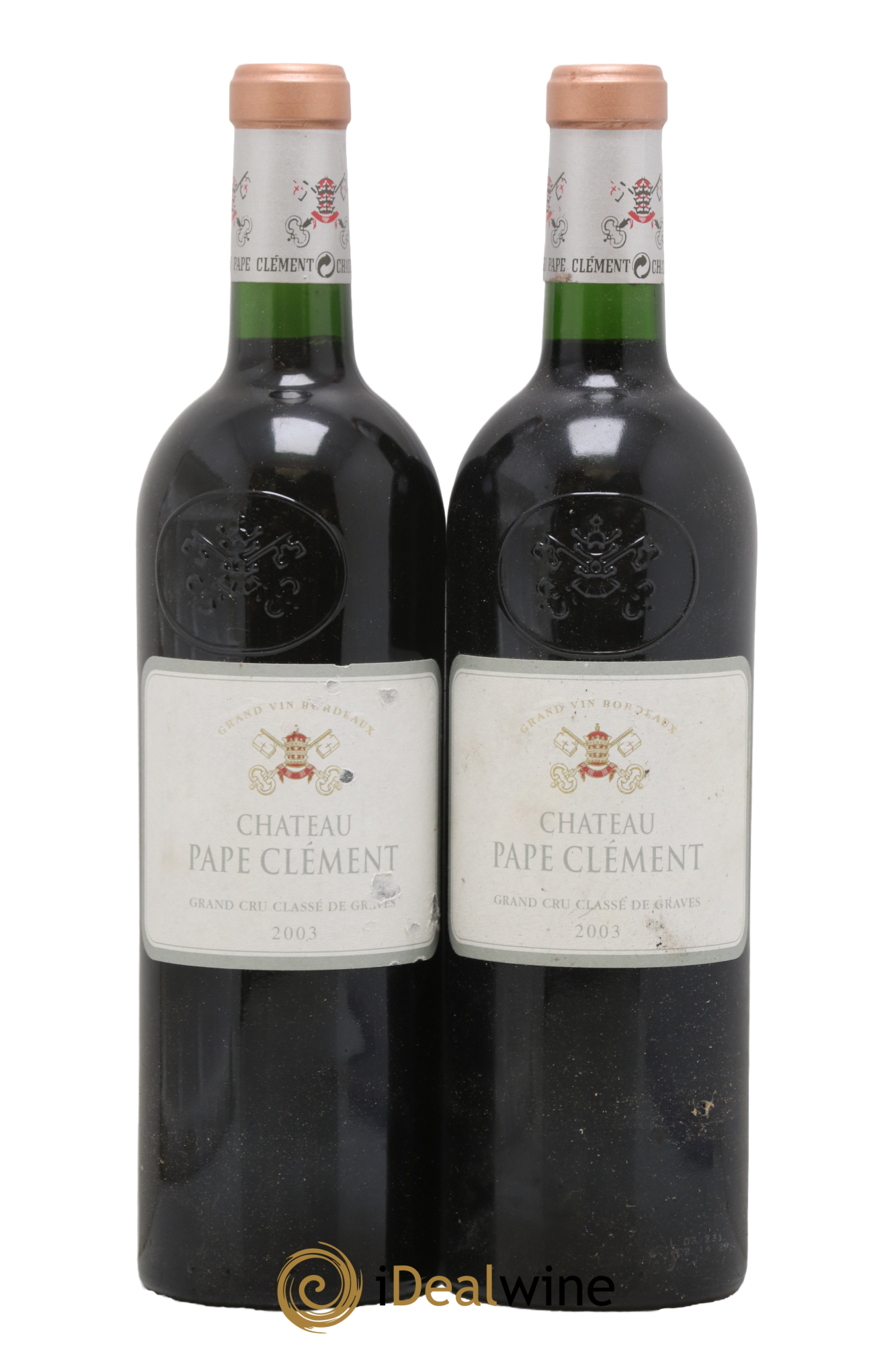 Château Pape Clément Cru Classé de Graves 2003 - Lot de 2 bouteilles - 0