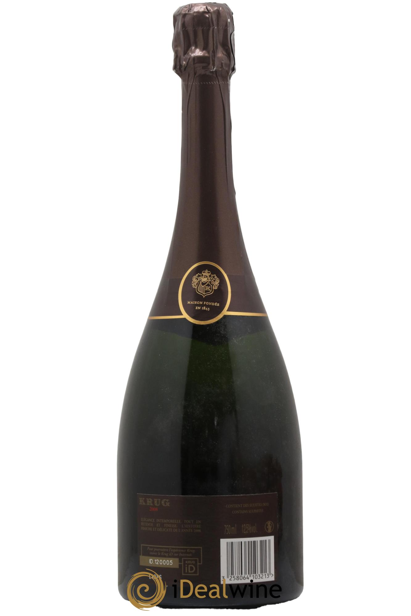 Vintage Krug 2008 - Lot of 1 bottle - 1