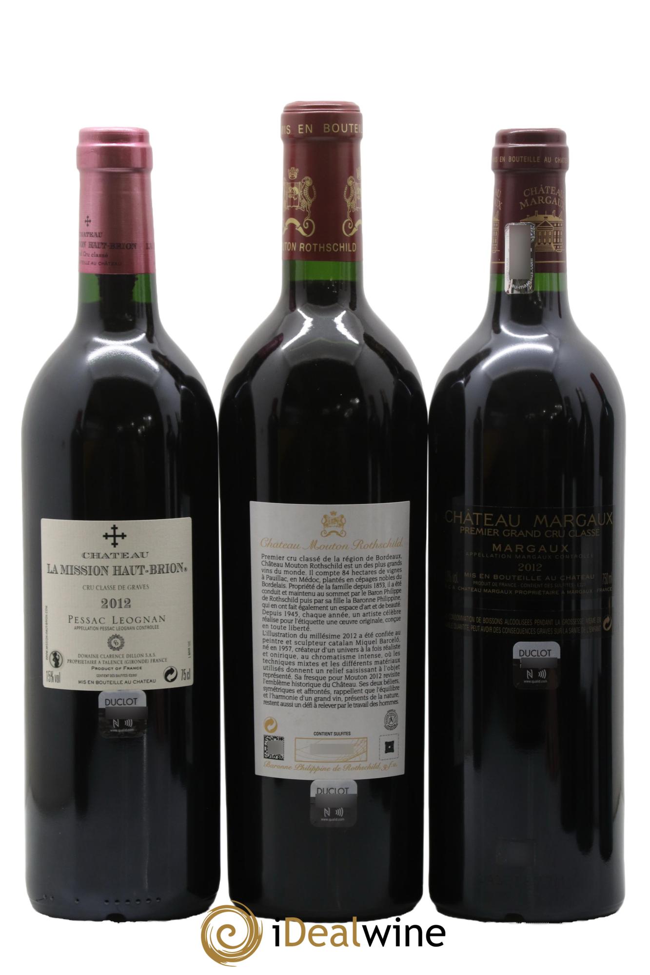 Caisse Collection Duclot 2012 2012 - Lotto di 7 bottiglie - 2