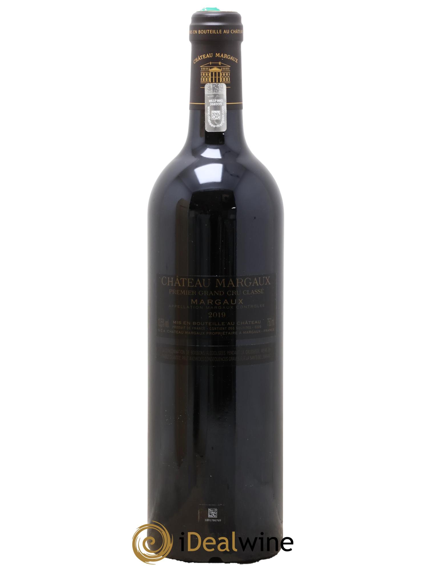 Château Margaux 1er Grand Cru Classé 2019 - Lot de 1 bouteille - 2