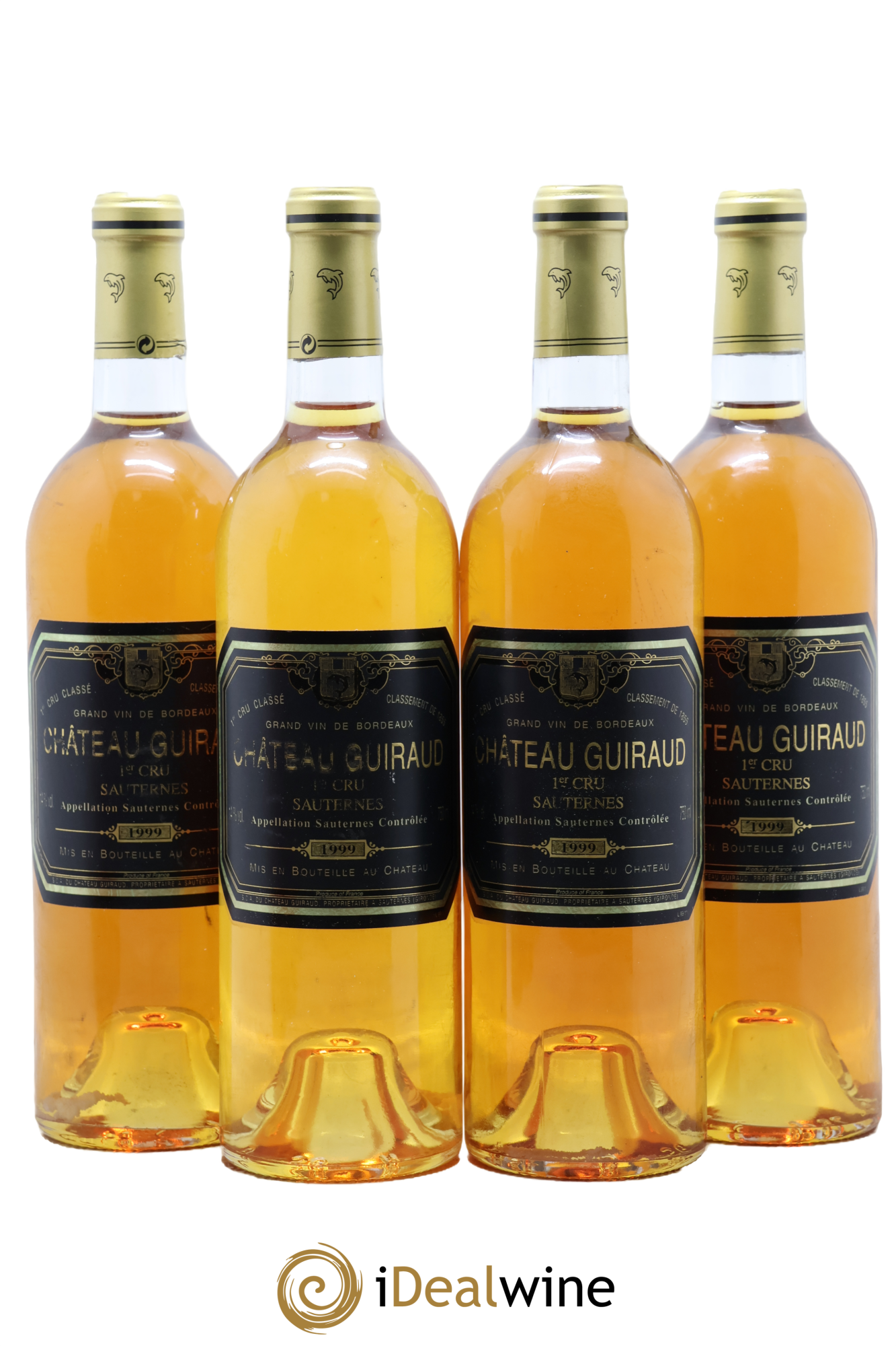 Château Guiraud 1er Grand Cru Classé 1999 - Lot de 4 bouteilles - 0