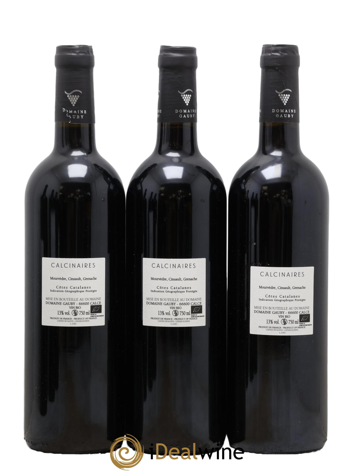 IGP Côtes Catalanes Les Calcinaires Gauby (Domaine) 2021 - Lot de 3 bouteilles - 1