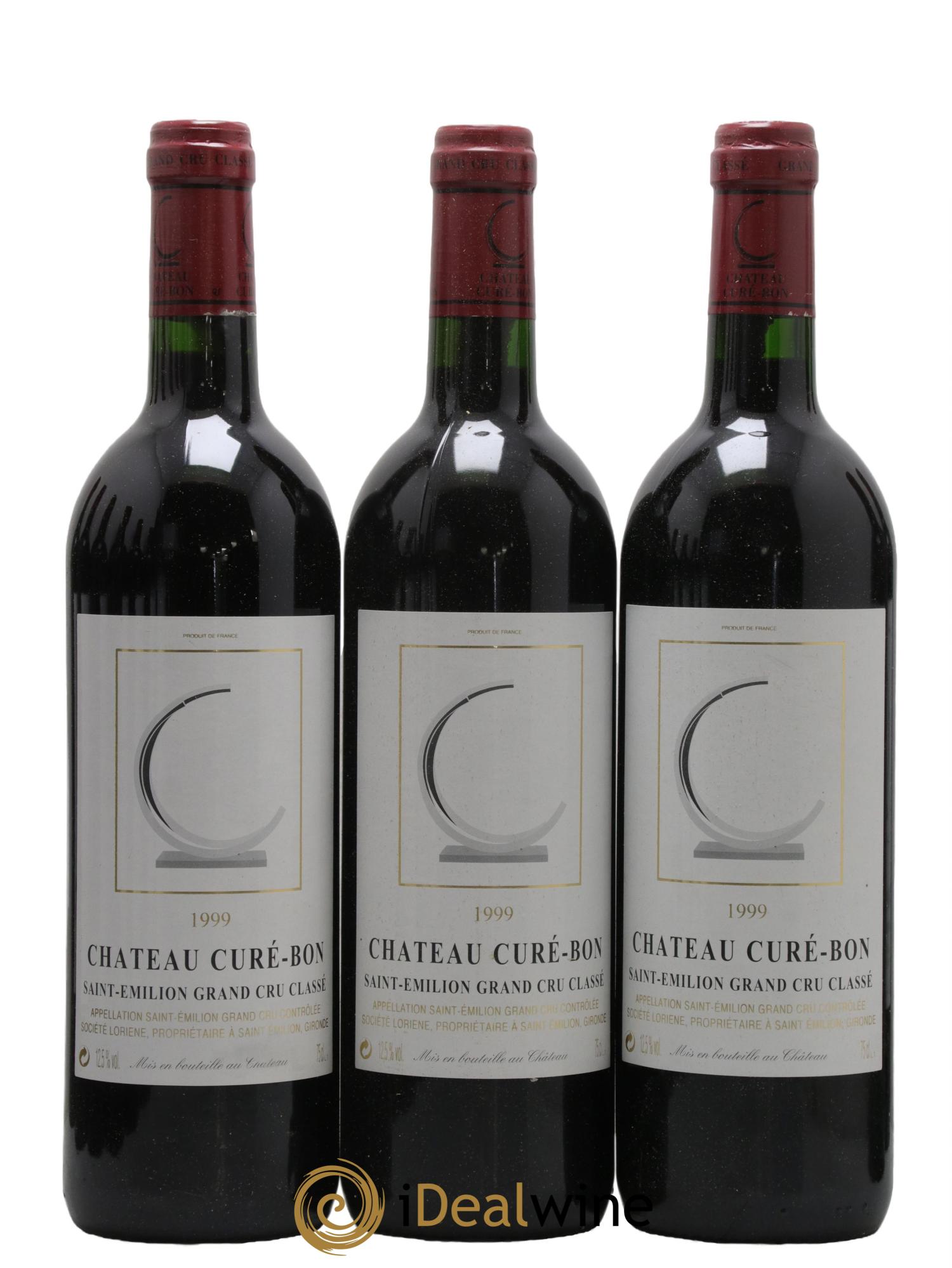 Château Curé Bon 1999 - Lot of 12 bottles - 1
