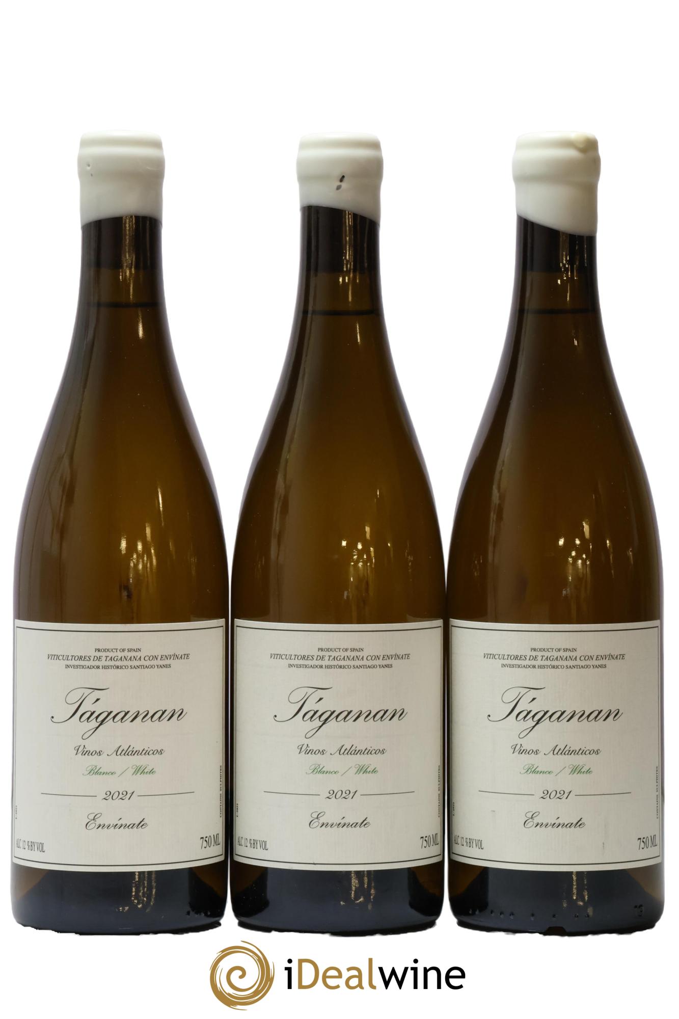 Vinos Atlántico Táganan Blanco Envinate 2021 - Lot de 3 bouteilles - 0