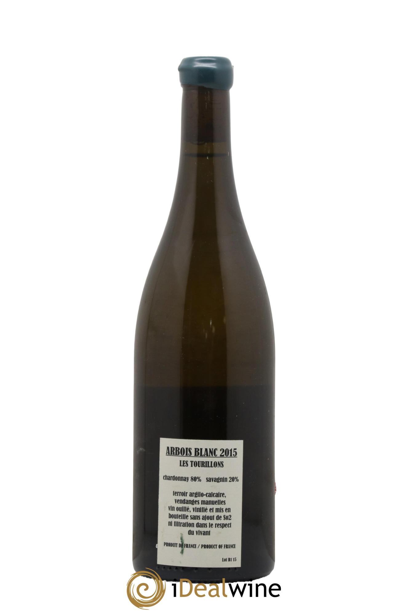 Arbois Chardonnay Savagnin Les Tourillons Adeline Houillon & Renaud Bruyère 2015 - Posten von 1 Flasche - 1