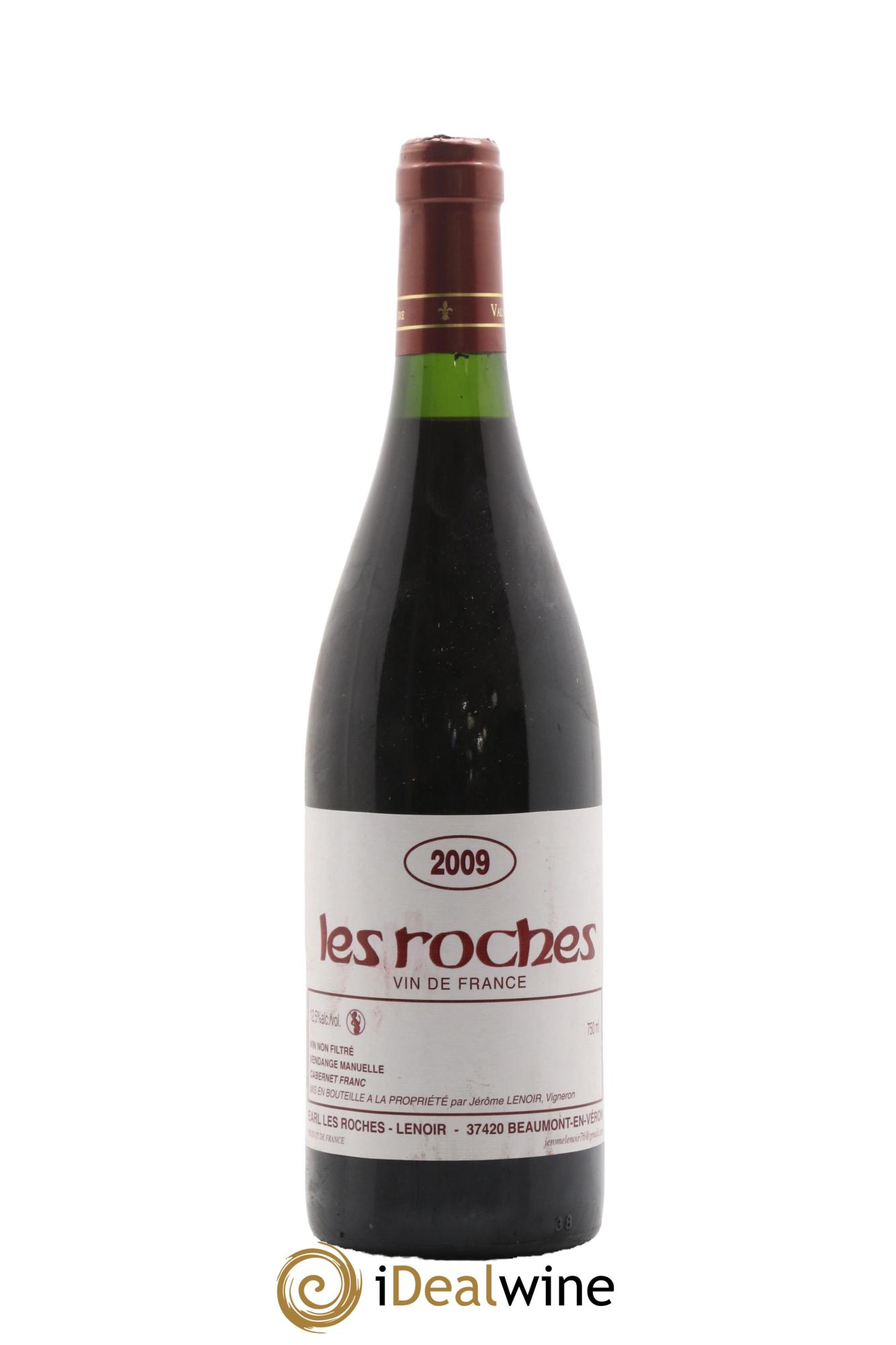 Vin de France Les Roches Lenoir (Domaine) 2009 - Lot de 1 bouteille - 0