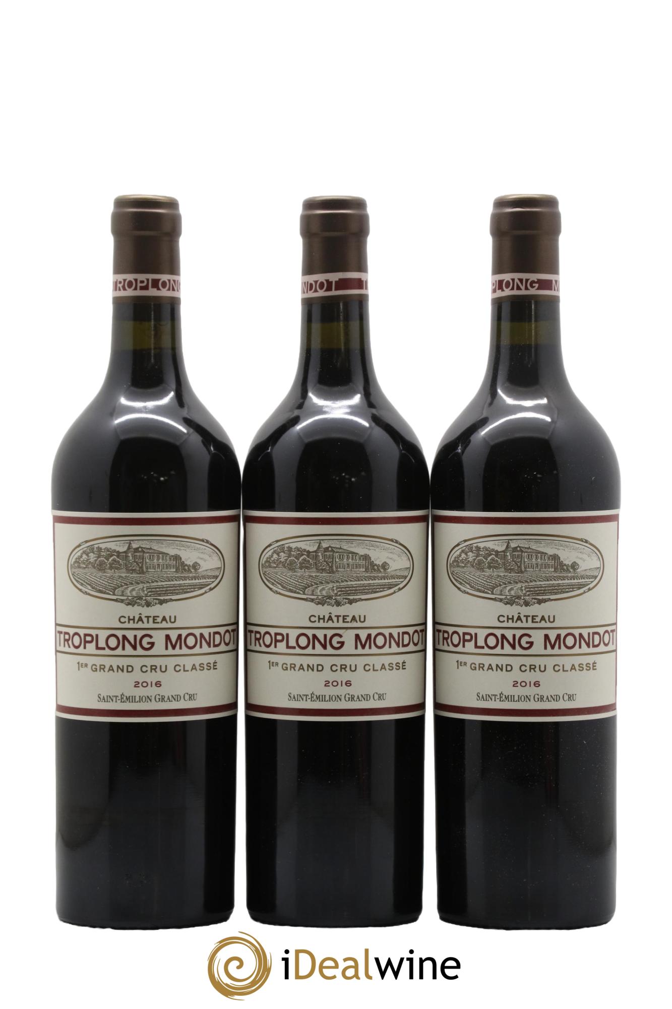 Château Troplong Mondot 1er Grand Cru Classé B 2016 - Lot de 6 bouteilles - 2